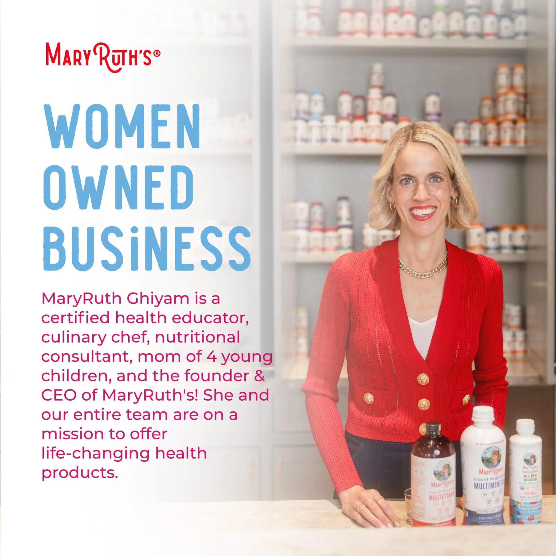 MaryRuth’s Multivitamin Liposomal for Women 40+ | Womens Multivitamin Liposomal | Immune Support Supplement | Menopause Supplement | Methylated Multivitamin | Vegan | Sugar Free | Non-GMO |15.22 Fl Oz MARYRUTH'S Au supplements