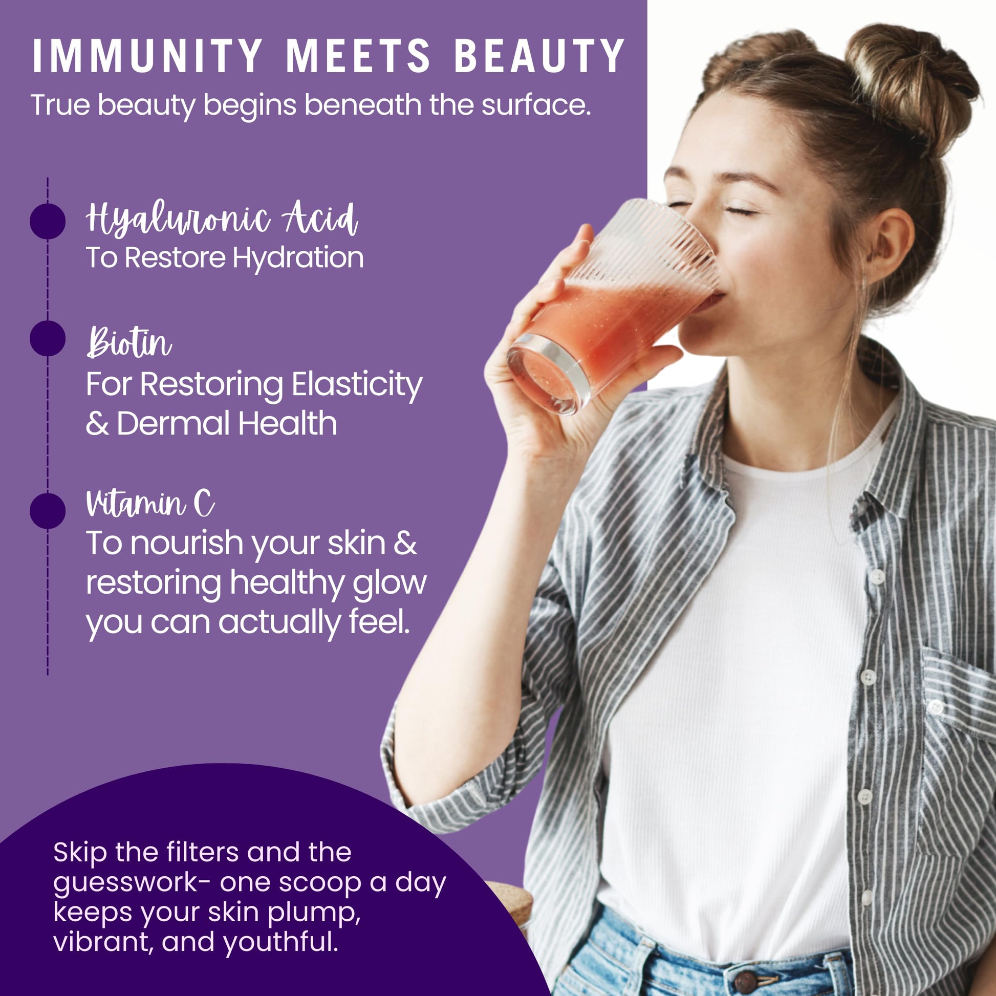 Leverage Mixed Berries Anti–Aging Supplement & Longevity Mix - Daily Wellness Multivitamin Powder with Hyaluronic Acid, L-Glycine & Magnesium for Skin, Energy, Cognitive Function & Joint–30 Servings Leverage Au supplements