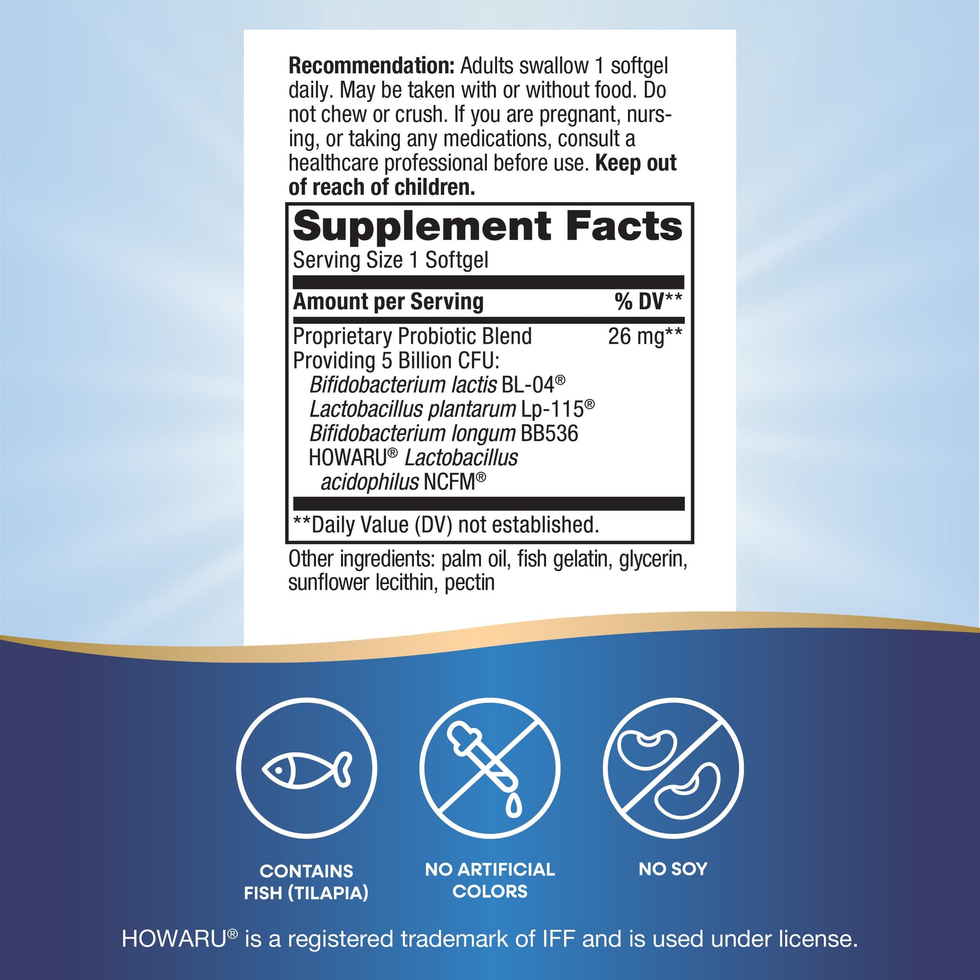 Nature's Way Pearls Max Potency Probiotic for Men and Women, Supports Digestive, Immune, Colon Health*, 5 Billion Live Cultures, No Refrigeration Required, 30 Softgels Nature's Way Au supplements