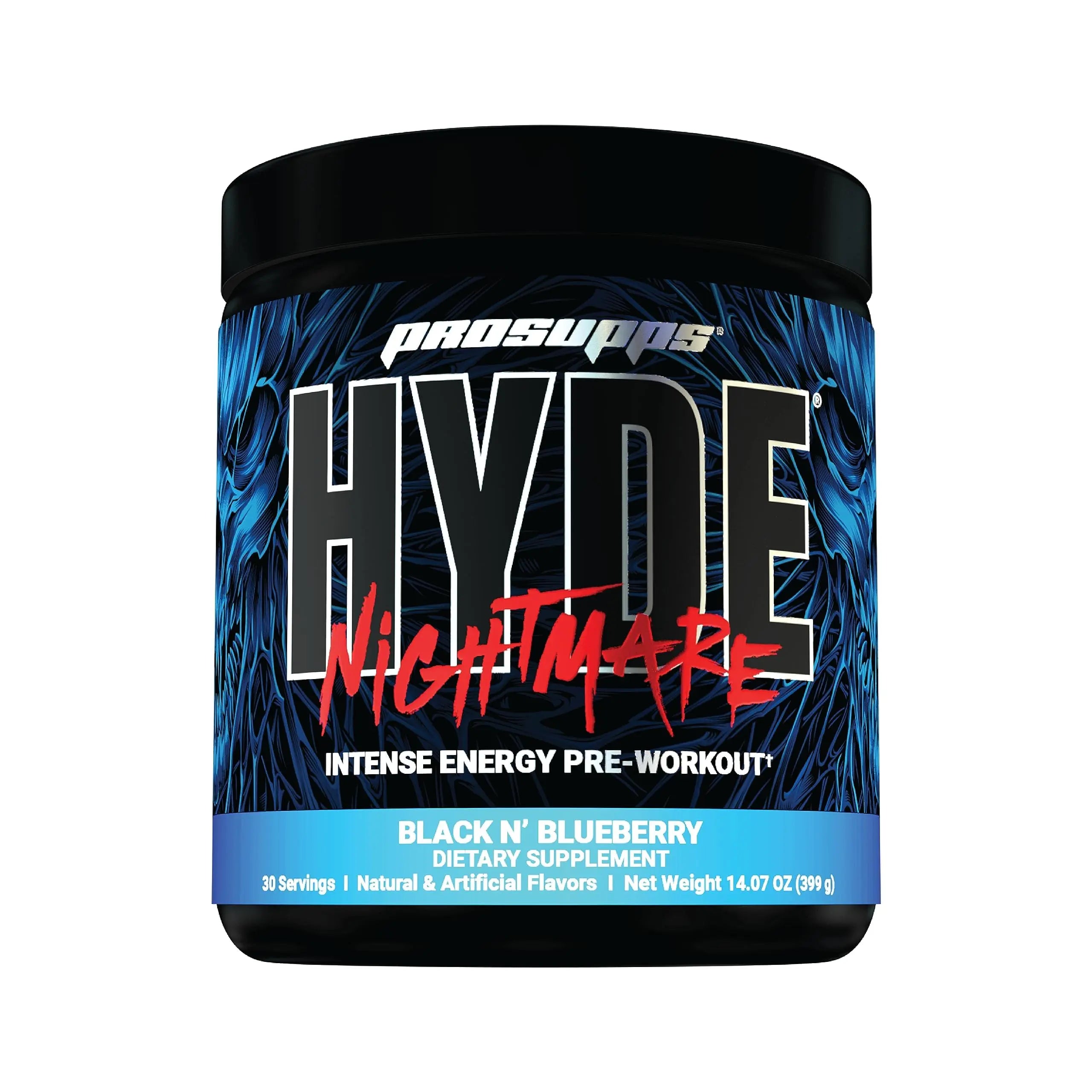 PROSUPPS Hyde Nightmare Pre-Workout Powder Energy Drink - Intense Energy, Mental PROSUPPS Au supplements