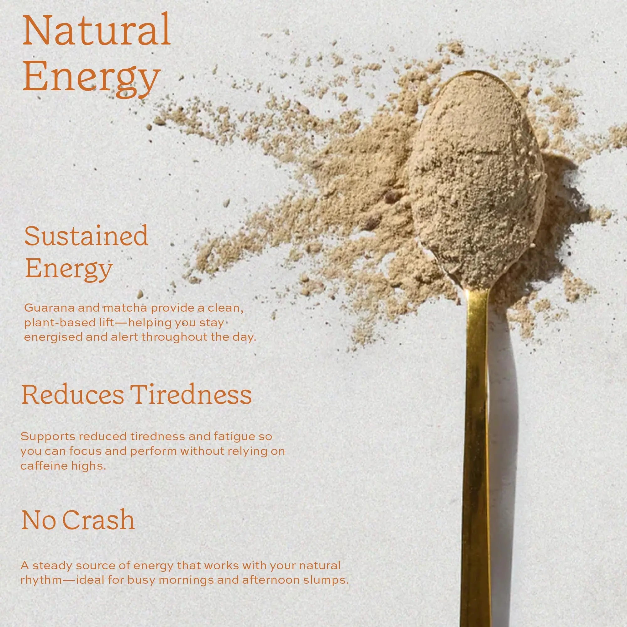 Aduna Organic Energy Superfood Blend | 100% Natural Stir-in Blend With 10+ Superfoods for Natural Energy, Focus & Reduced Tiredness | Vegan Powder for Yogurt, Juices, & Smoothies | 250g Aduna Au supplements