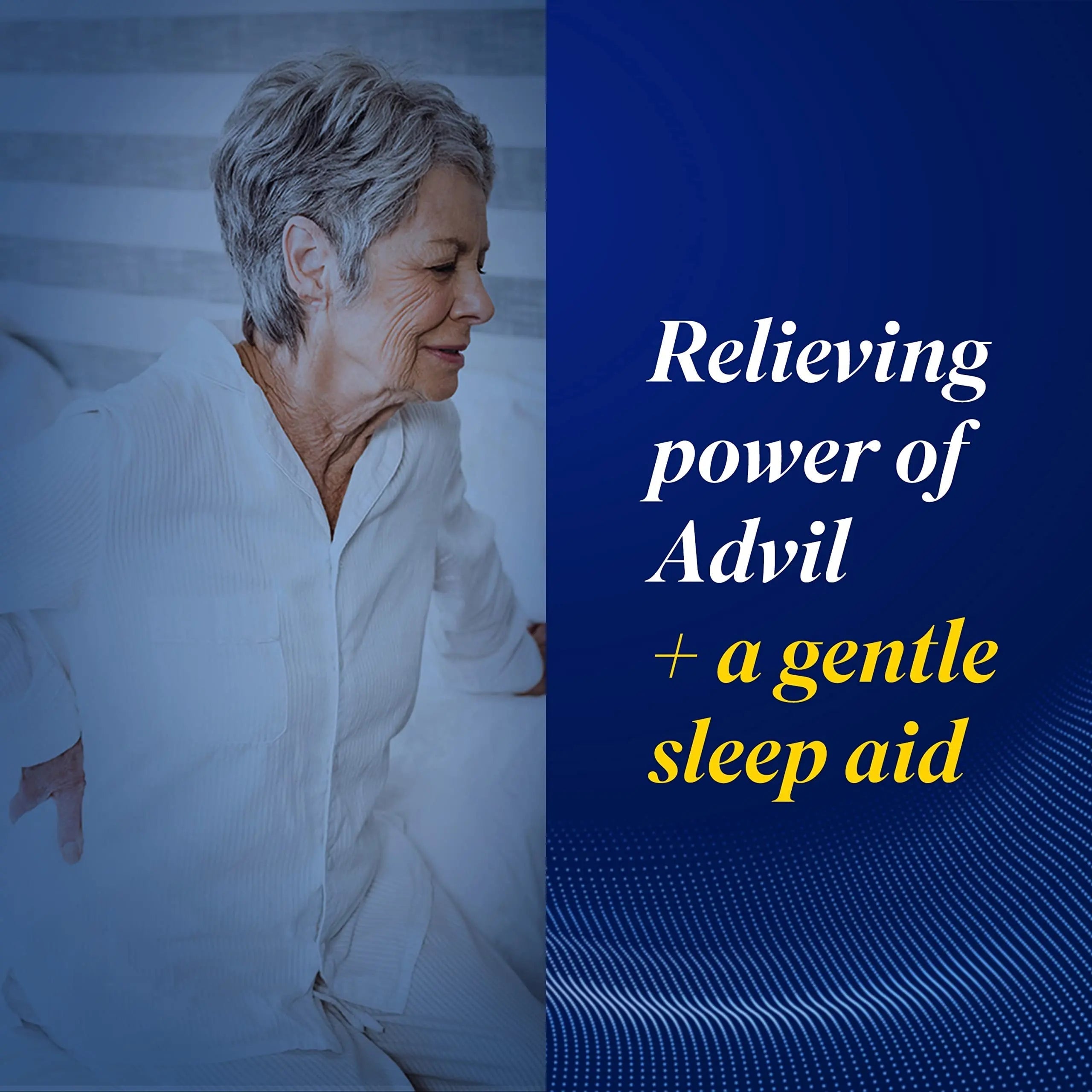 Advil PM Pain Reliever and Nighttime Sleep Aid, Pain Medicine with Ibuprofen for Pain Relief and Diphenhydramine Citrate for a Sleep Aid - 40 Coated Caplets Advil Au supplements