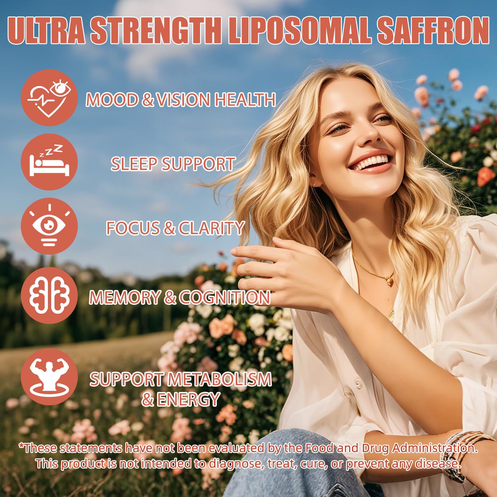 Newpie Saffron Supplements - 100% Pure Saffron Extract Capsules - Natural Mood Enhancer, Supports Eye & Heart Health, Boosts Energy - Premium Supplement for Women & Men（60 Servings (1) Newpie Au supplements