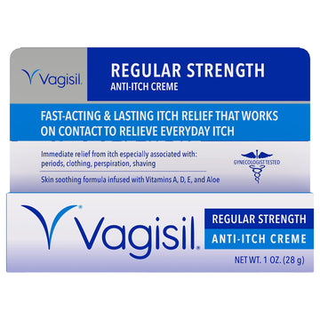 Vagisil Regular Strength Anti-Itch Feminine Cream for Women, Gynecologist Tested Vagisil Au supplements