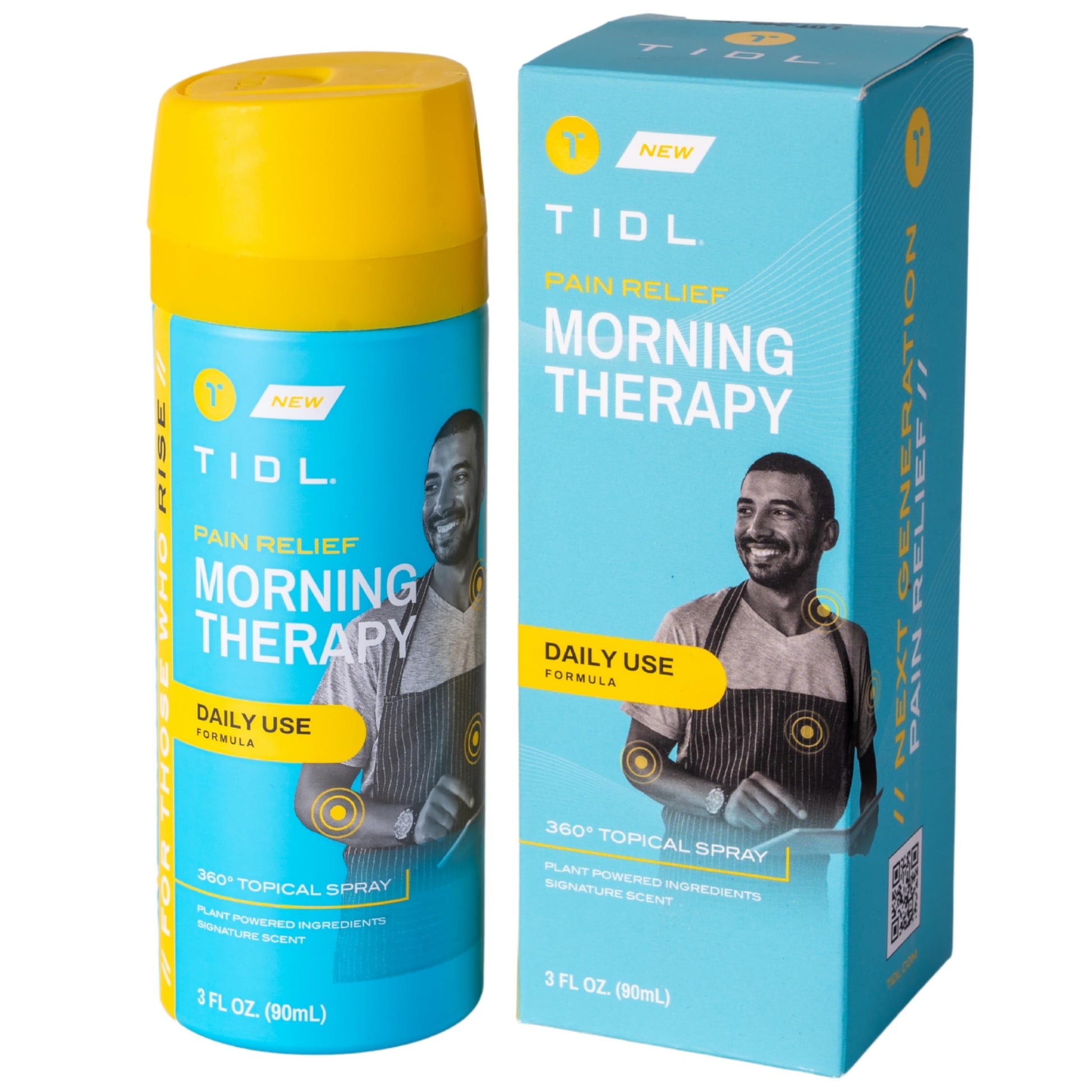 TIDL Pain Relief Spray, 3 Oz, Refreshing Morning Therapy for Muscle, Joint & Neck Pain Relief, Energizing, Plant-Based Menthol & Camphor Pain Reliever, Quick Drying Formula TIDL Au supplements