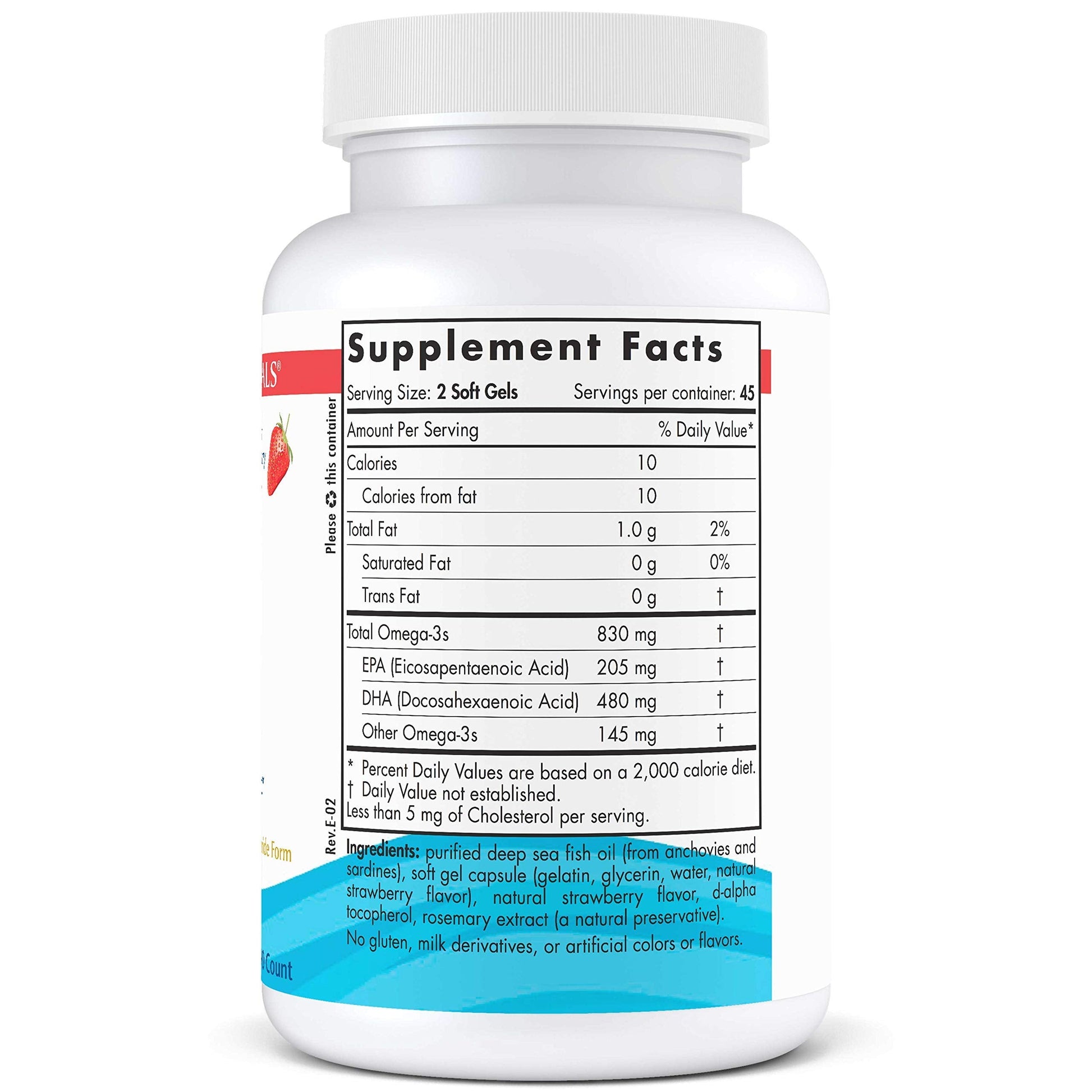 Nordic Naturals DHA, Strawberry - 90 Soft Gels - 830 mg Omega-3 - High-Intensity DHA Formula for Brain & Nervous System Support - Non-GMO - 45 Servings Nordic Naturals Au supplements