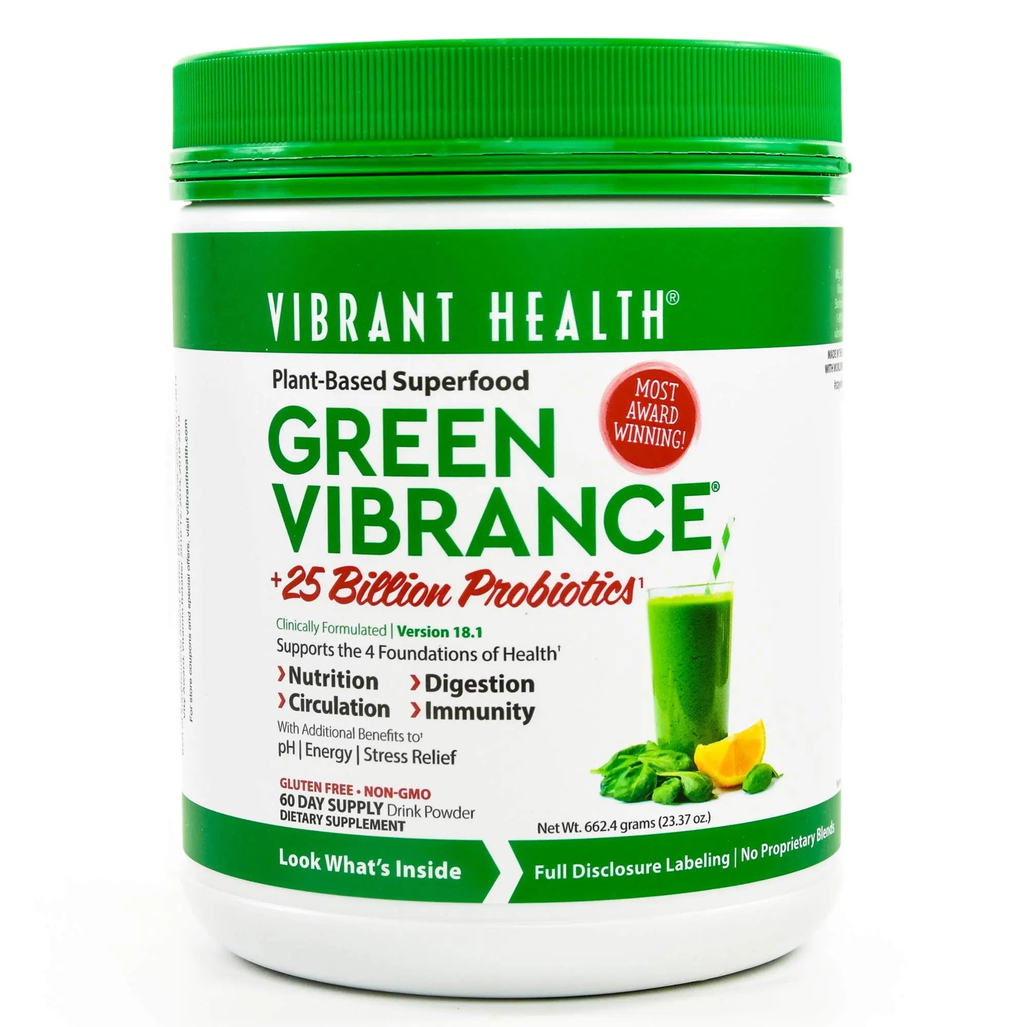 Vibrant Health Green Vibrance Powder, 23.28 oz Vibrant Health Au supplements