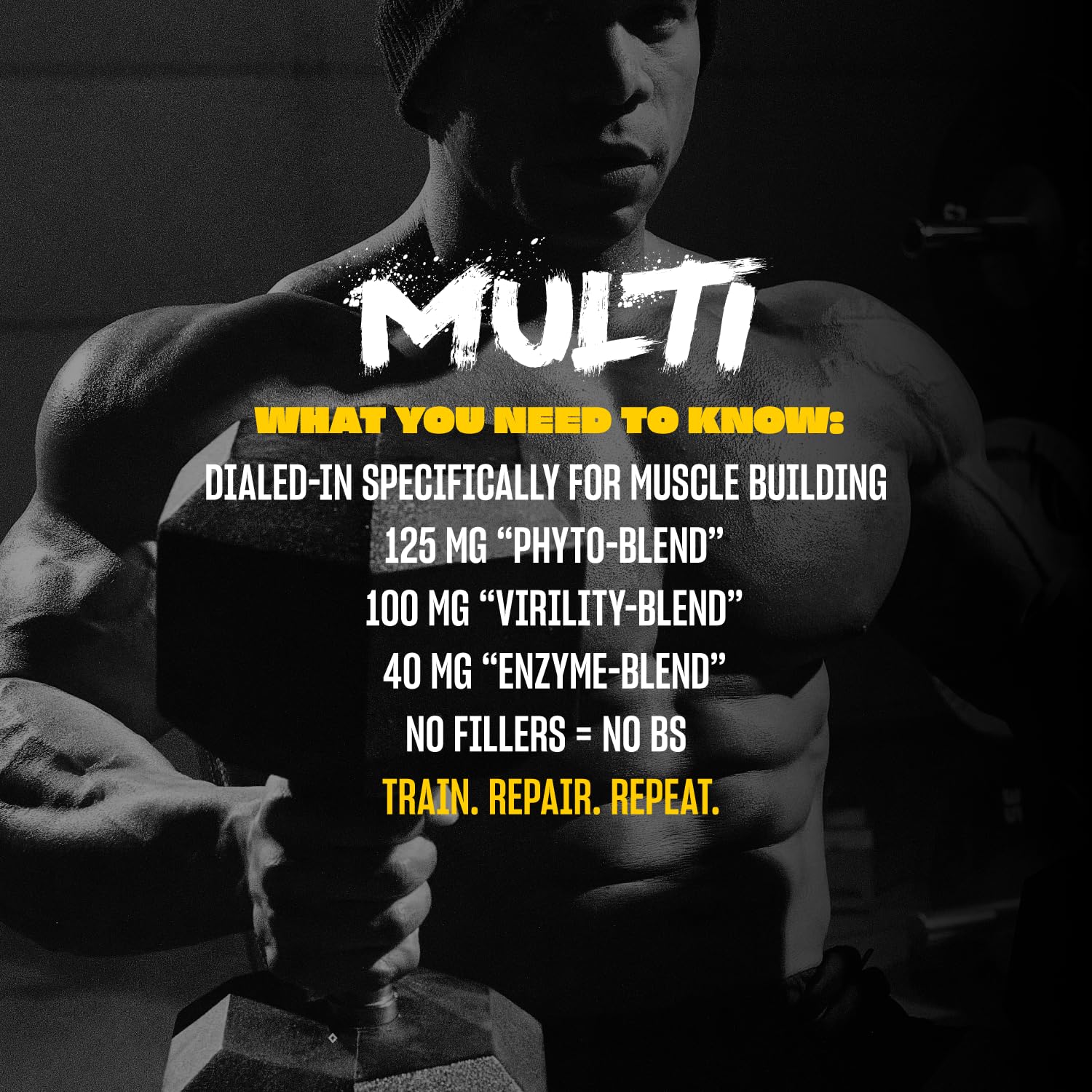 Mutant Multi - High Potency Vitamins with 75+ Ingredients Specifically Formulated for Heavy Lifting, 60 Tablets Mutant Au supplements