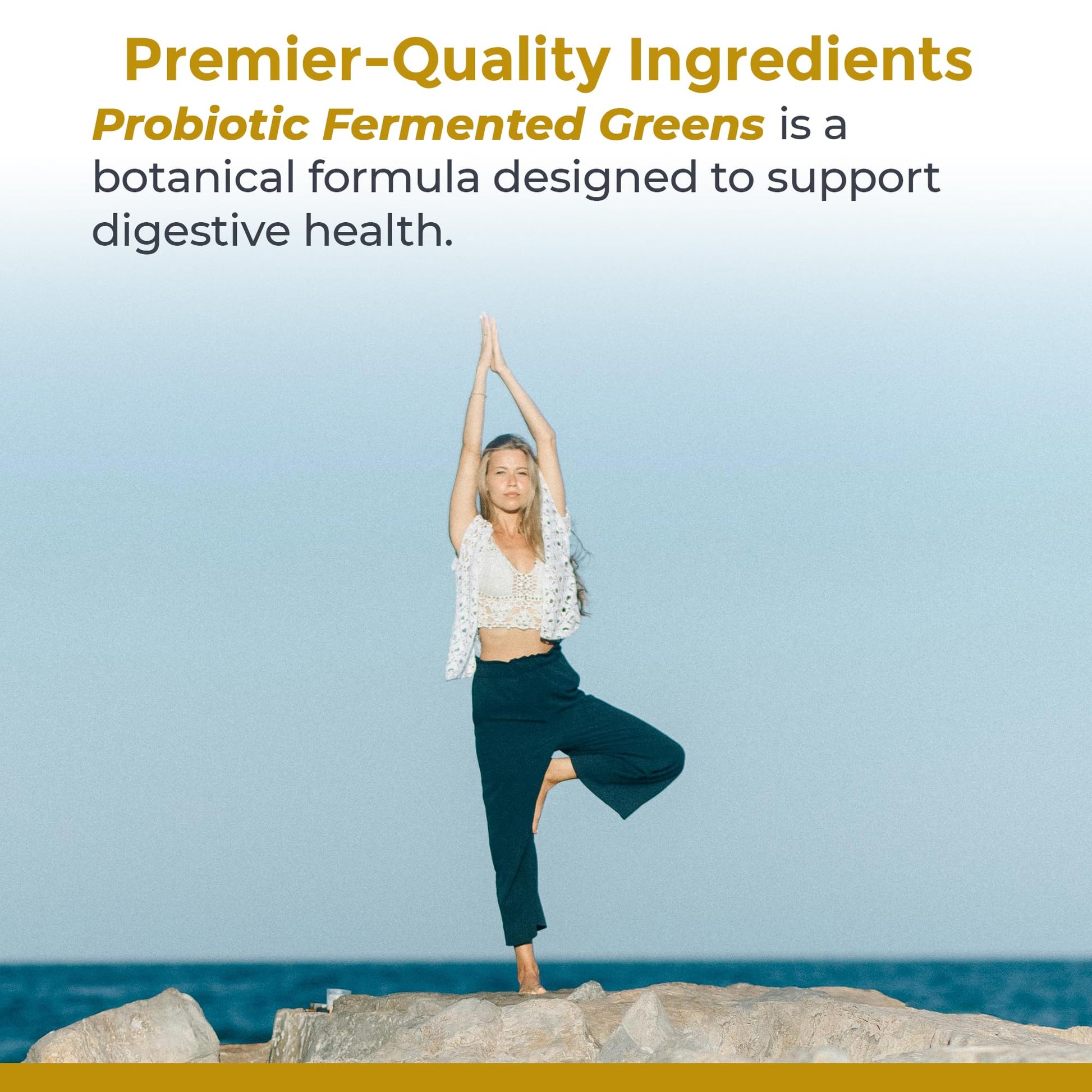 Premier Research Labs Probiotic Fermented Greens - Super Greens Supplement, Superfood Blend, Organic Vitamins with Probiotic - Daily Greens with Spinach, Chlorella, & More - 150 Powder Filled Capsules Premier Research Labs Au supplements