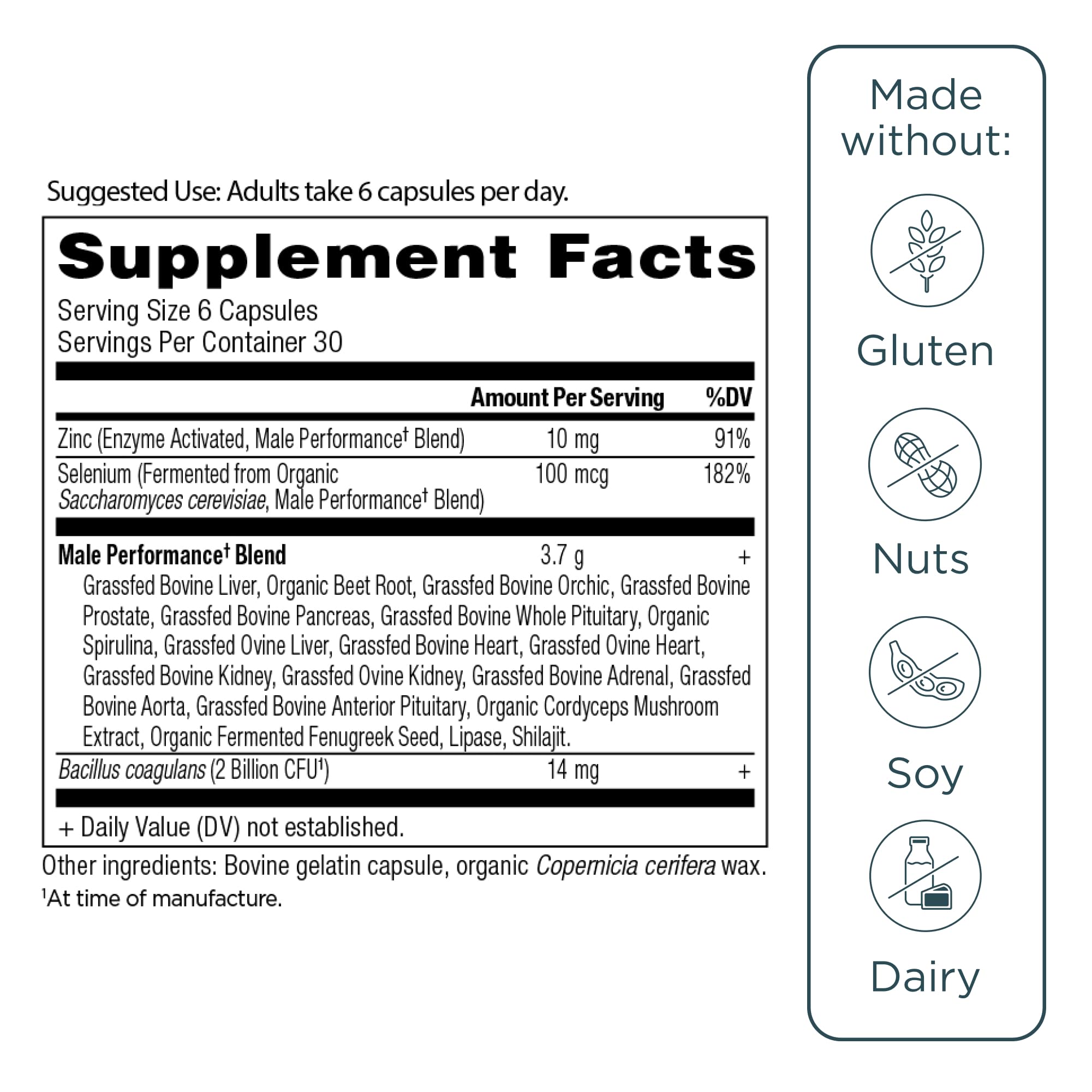 Ancient Nutrition Organ Supplements for Men, Grass-Fed and Wild Organ Complex Capsules, Liver, Prostate, Pancreas Supports Male Performance, Healthy Aging, 180 Ct Ancient Nutrition Au supplements