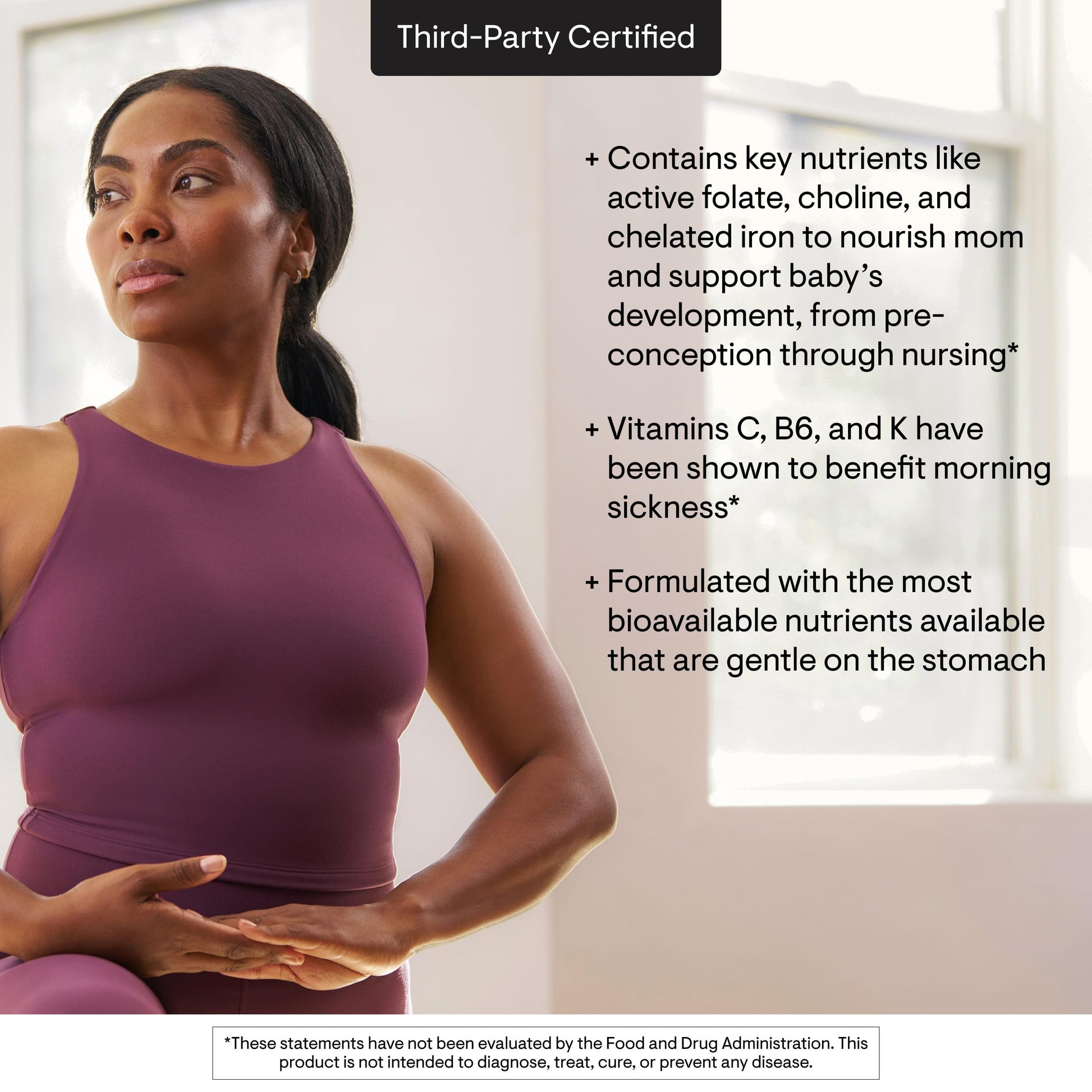 THORNE - Basic Prenatal - Well-Researched Folate Multi for Pregnant and Nursing Women Includes 18 Vitamins and Minerals, Plus Choline - Gluten, Dairy & Soy-Free - 90 Capsules - 30 Servings THORNE Au supplements