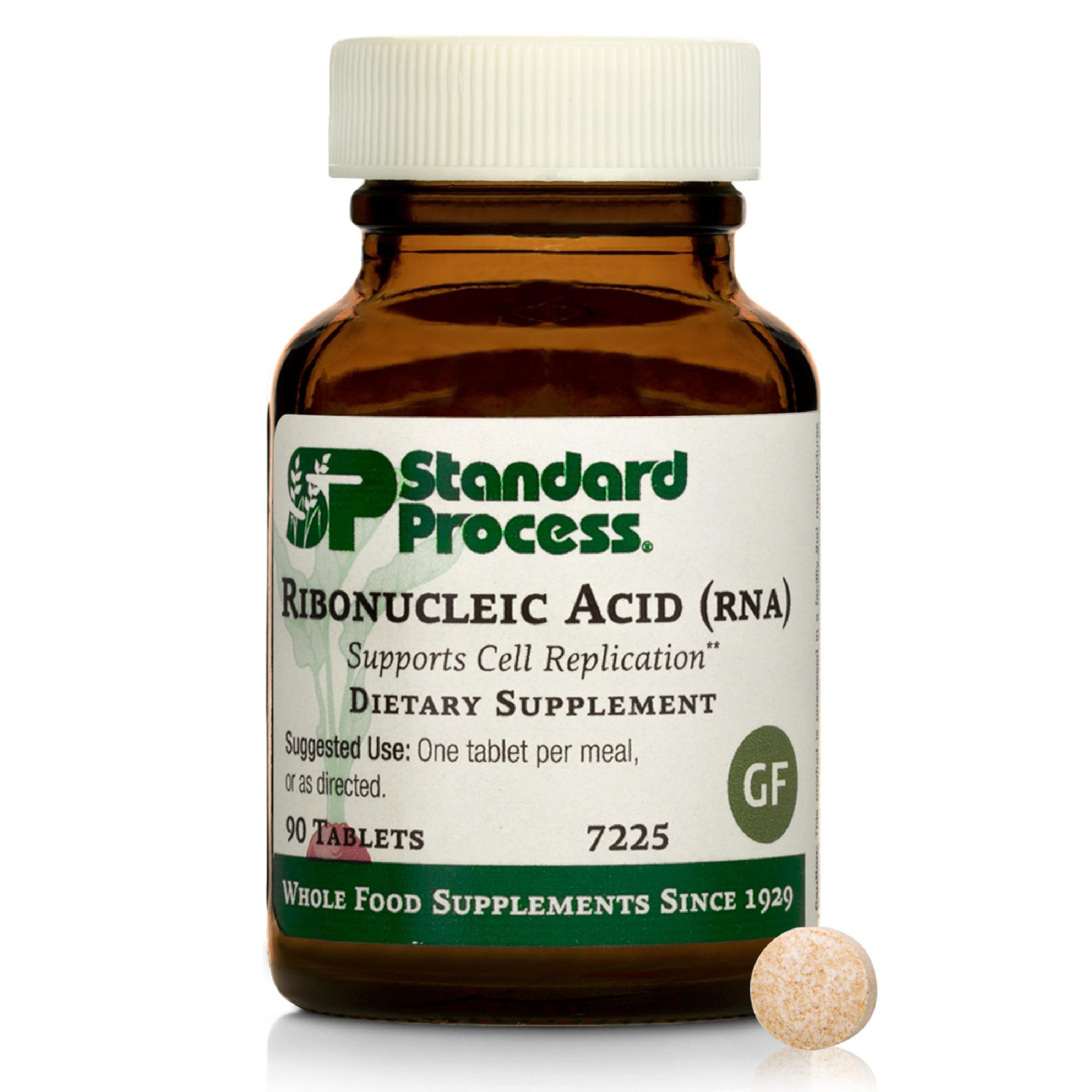Standard Process Ribonucleic Acid RNA - Cell Development Support - Aids Protein Synthesis - Vegan, Gluten-Free, Non-Soy, & Non-Grain - 90 Tablets (90 Servings) Standard Process Inc. Au supplements