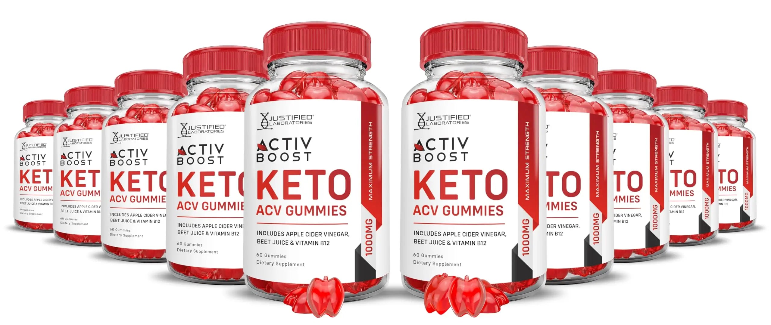(10 Pack) Activboost Keto ACV Gummies Advanced Formula 1000MG Active Boost Keto Justified Laboratories Au supplements