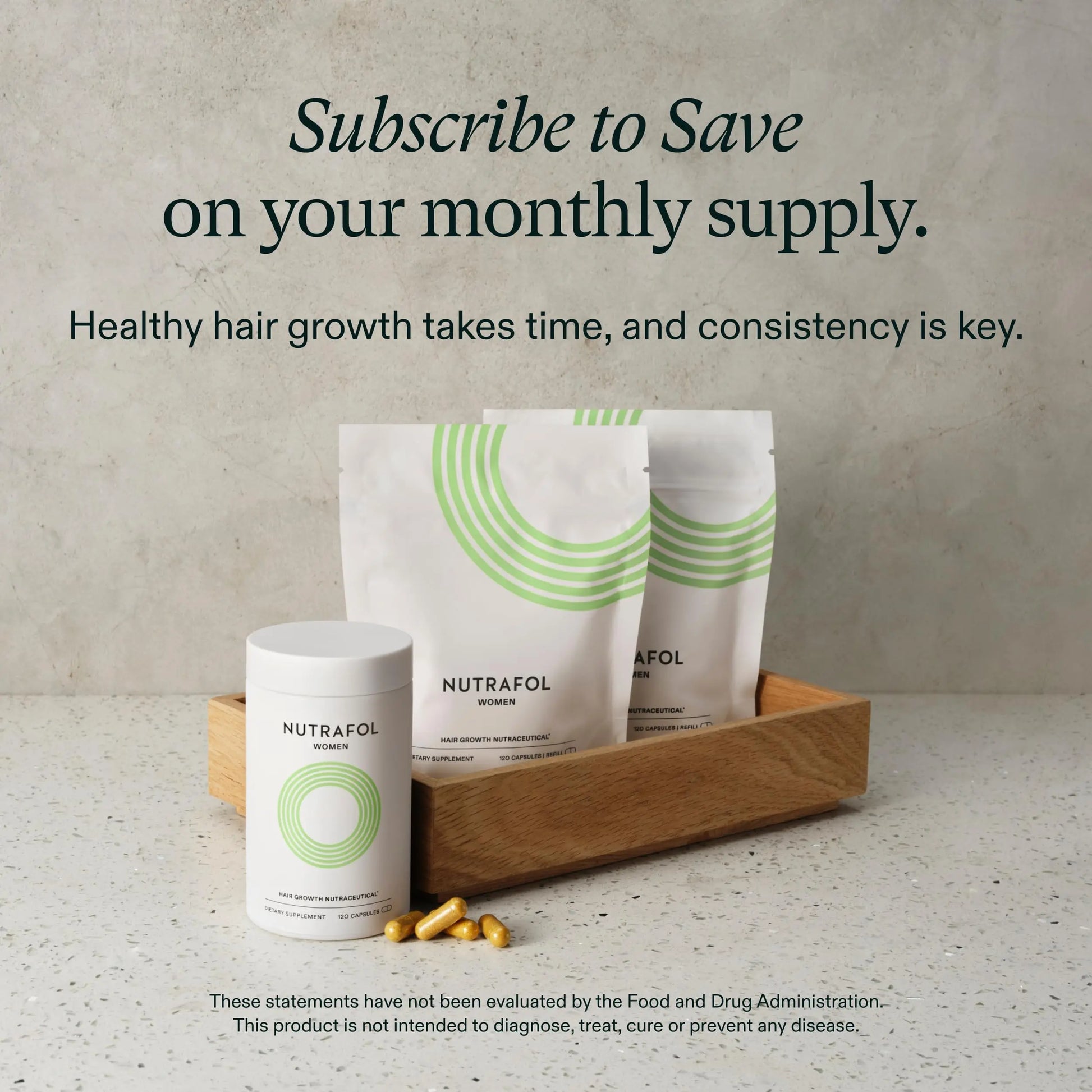 Nutrafol Women's Hair Growth Supplements, Ages 18-44, Clinically Proven for Visibly Thicker and Stronger Hair, Dermatologist Recommended - 1 Month Supply Nutrafol Au supplements
