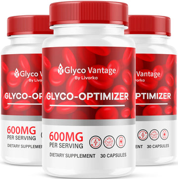 (3 Pack) Glyco Vantage Glyco Optimizer, Glyco Vantage, Glyco Vantage Capsules, Glyco Vantage Joint Optimizer, GlycoVantage Glyco Optimizer Pills, Glyco Vantage Support, 90 Capsules For 3 Months LIVORKA Au supplements