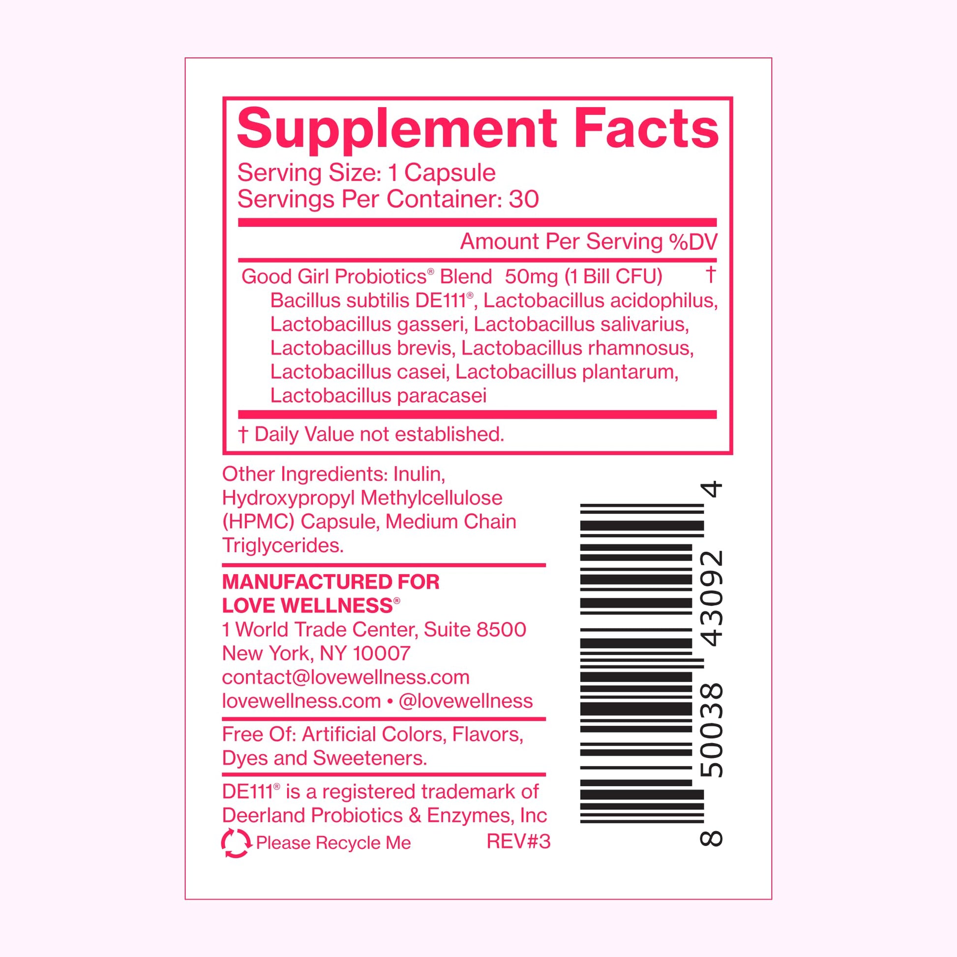 Love Wellness Good Girl Probiotics and Healthy V Vitamin | Womens Wellness Duo | Womens Probiotics Supplements for pH Balance and Vaginal Health Love Wellness Au supplements
