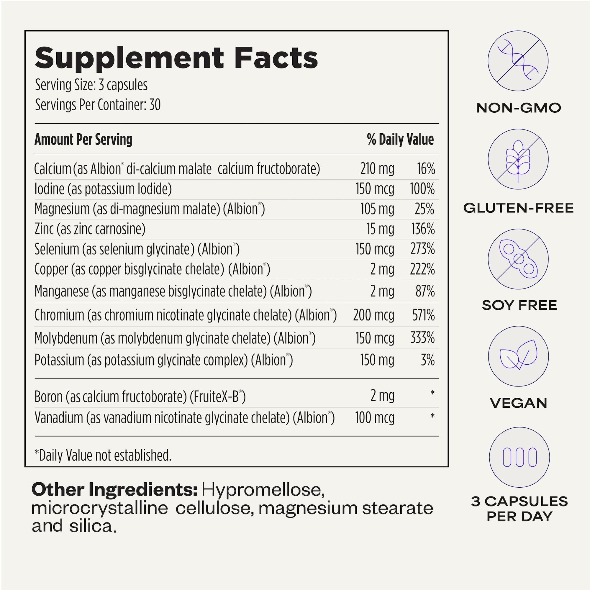 Suppgrade Labs Minerals 101 by Dave Asprey | Daily Essential Mineral Support | Trace Mineral Supplement with Calcium, Magnesium Malate, Chromium, Zinc, Copper, Potassium | 30 Day Supply Suppgrade Labs Au supplements