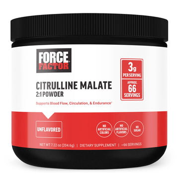 FORCE FACTOR Citrulline Malate 2:1, L Citrulline Supplement for Men to Boost Nitric Oxide Force Factor Au supplements