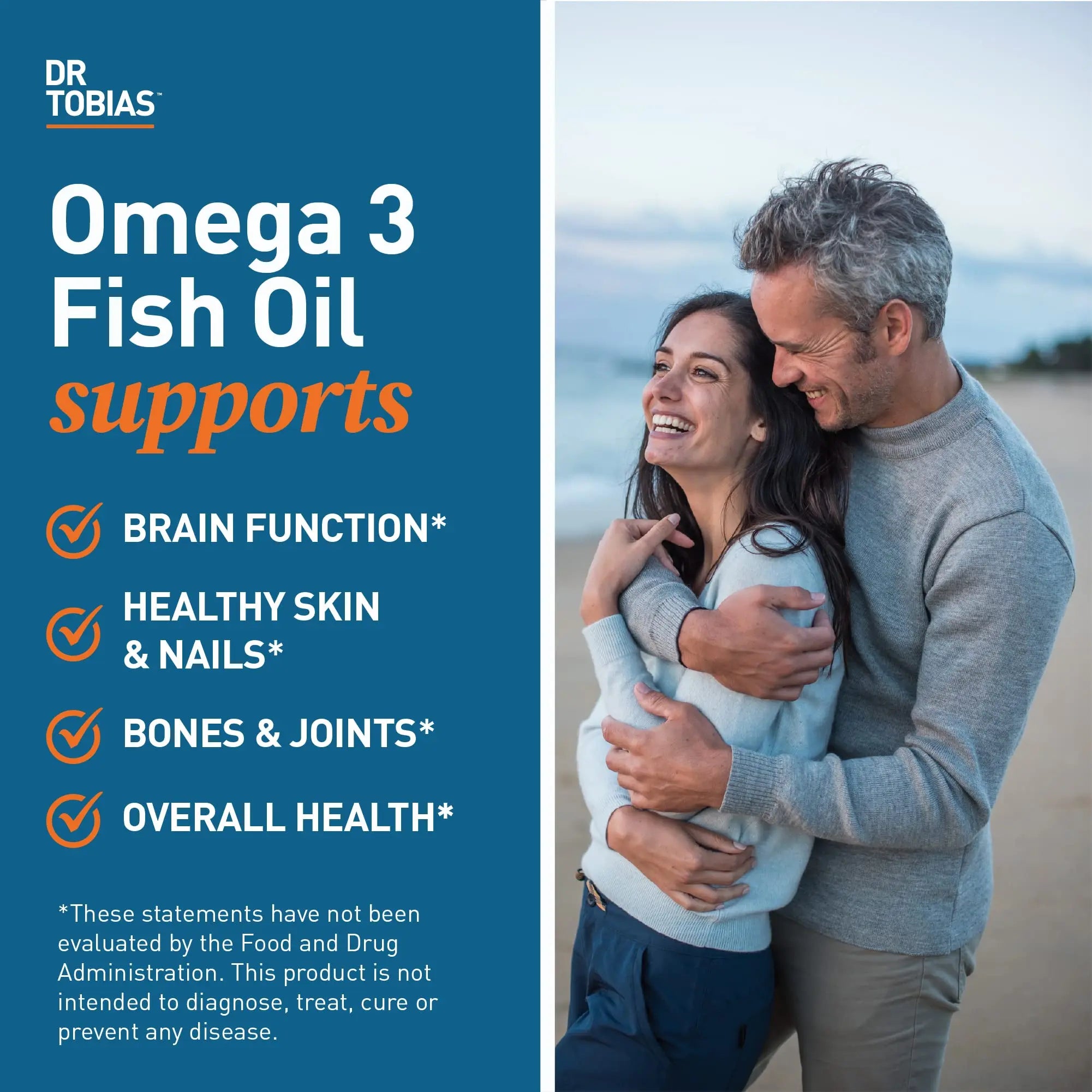 Dr. Tobias Omega 3 Fish Oil, 800 mg EPA 600 DHA Supplement for Heart, Brain & Immune Dr. Tobias Au supplements