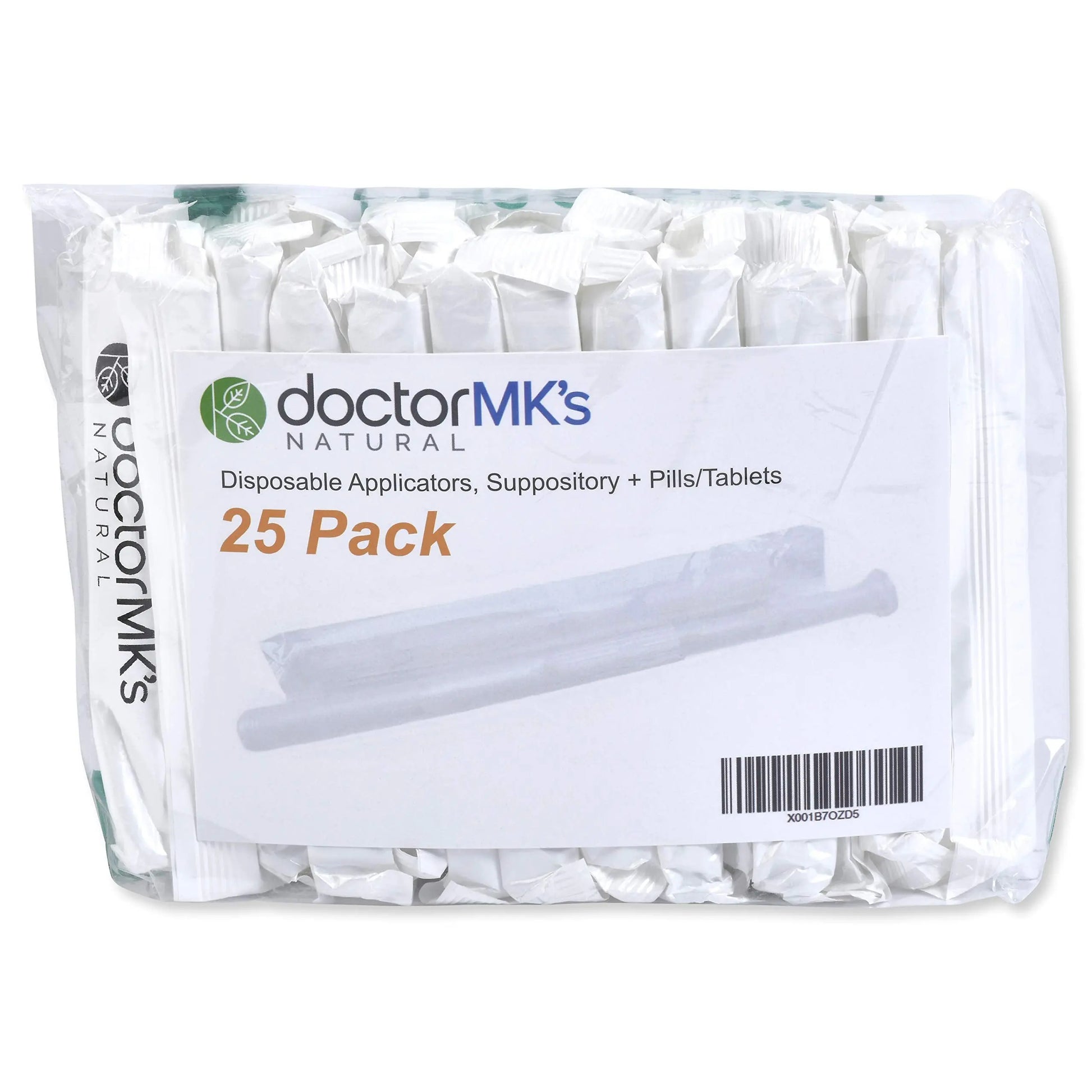 doctor MK's NATURAL Boric Acid Suppossitories (600mg) with Individually Wrapped Applicators doctor MK's NATURAL Au supplements