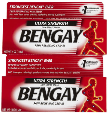 Bengay Ultra Stength Pain Relieving Cream, Non-Greasy-Ultra Strength, 2 pk Bengay Au supplements