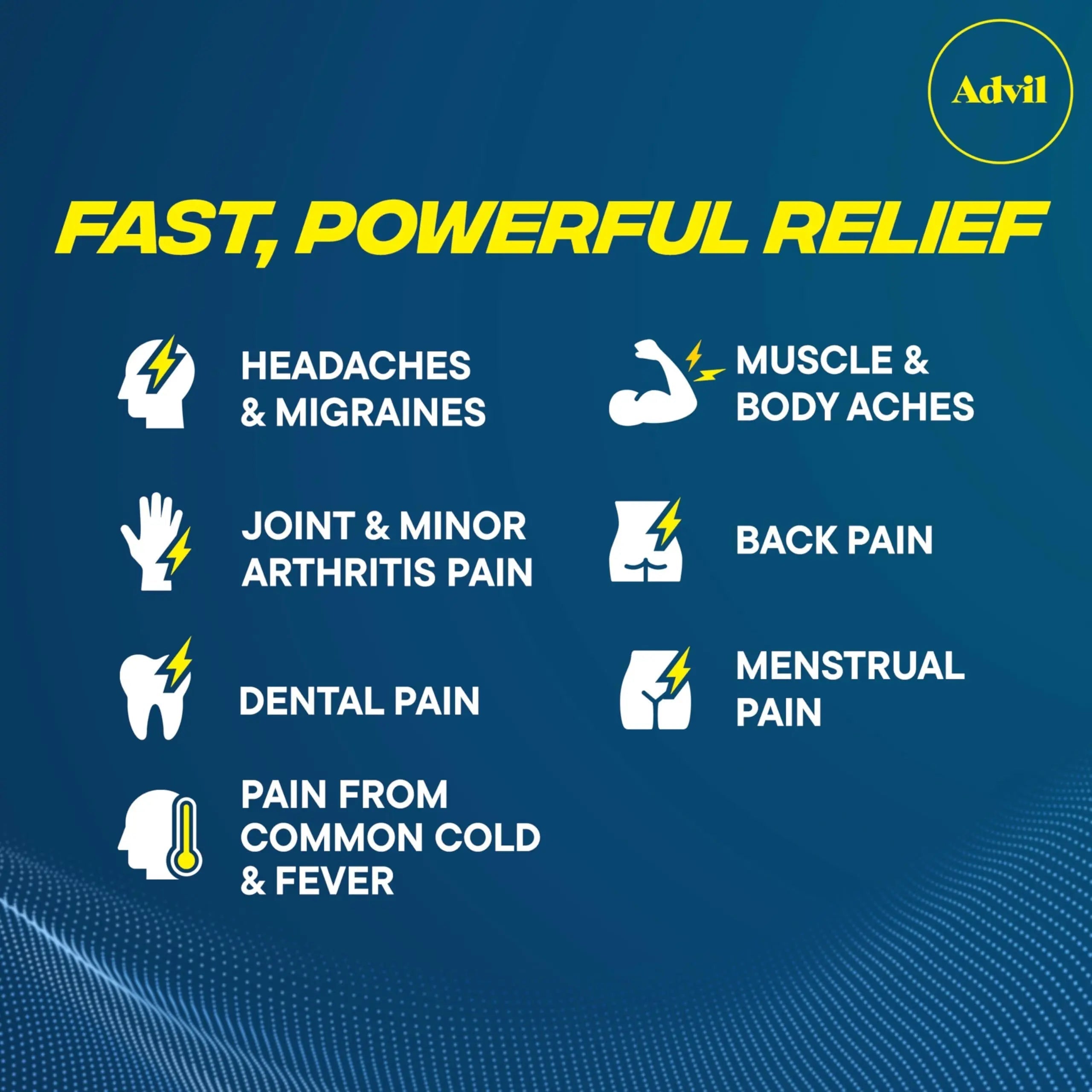 Advil Pain Reliever and Fever Reducer, Pain Relief Medicine with Ibuprofen 200mg for Headache, Backache, Menstrual Pain and Joint Pain Relief - 100 Coated Caplets Advil Au supplements