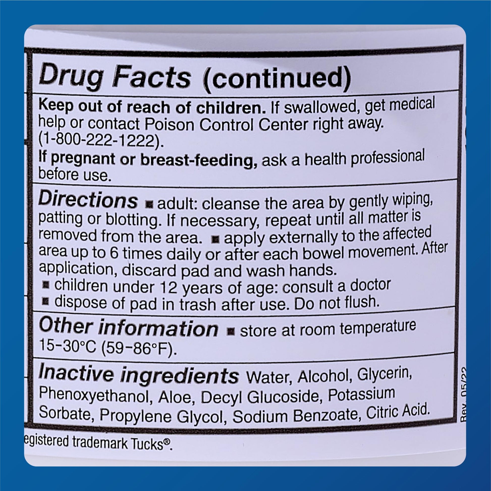 MAJOR Medi-Pads - Hemorrhoidal Hygienic Cleansing Witch Hazel Pads - Cooling Relief with Aloe - 100 Count Jar (1 Pack) MAJOR Au supplements