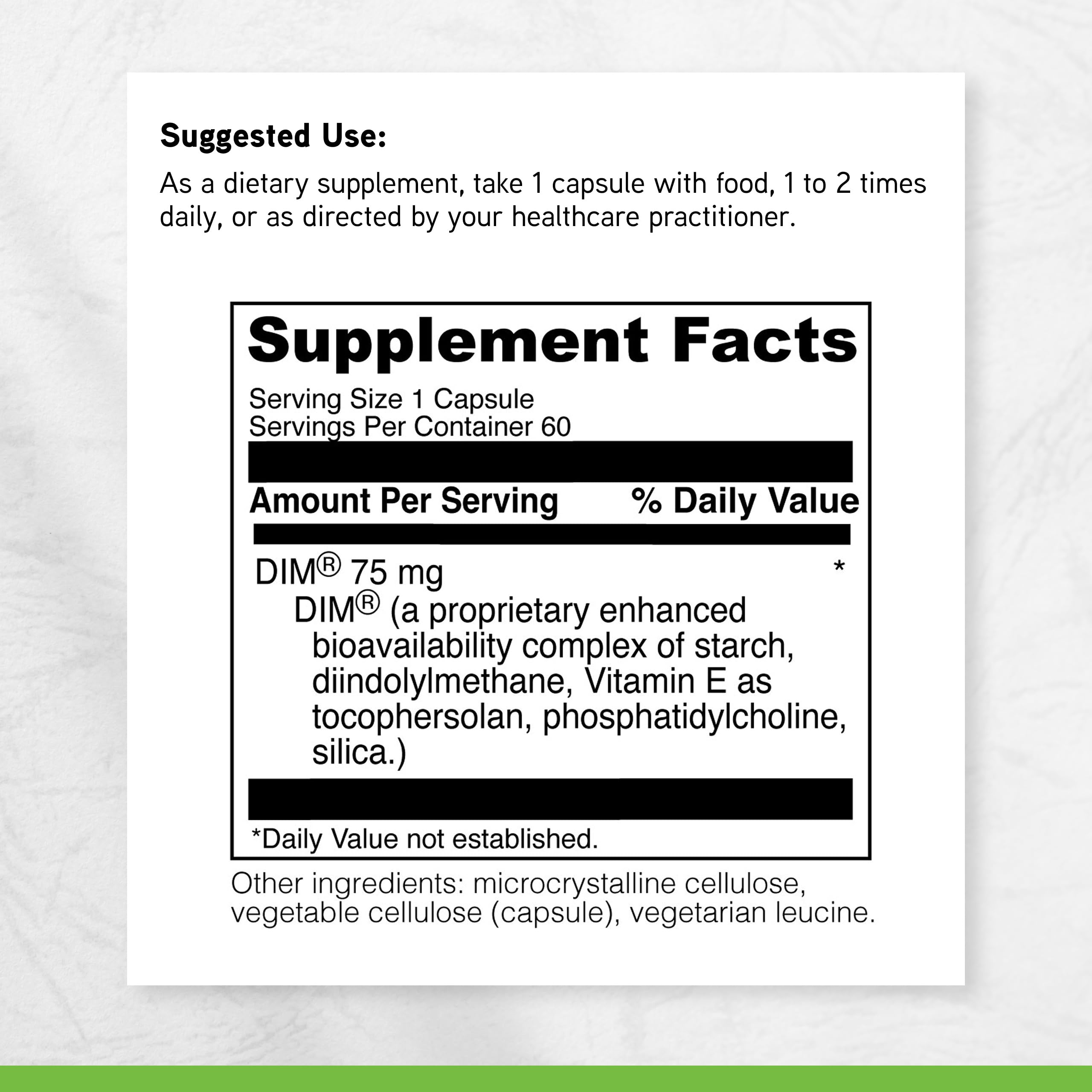 DAVINCI Labs DimPro - Dietary Supplement to Support Hormonal Balance in Men & Women & Healthy Weight Management* - with Vitamin E and More - Vegetarian - Soy-Free - Gluten-Free - 60 Capsules DAVINCI Au supplements