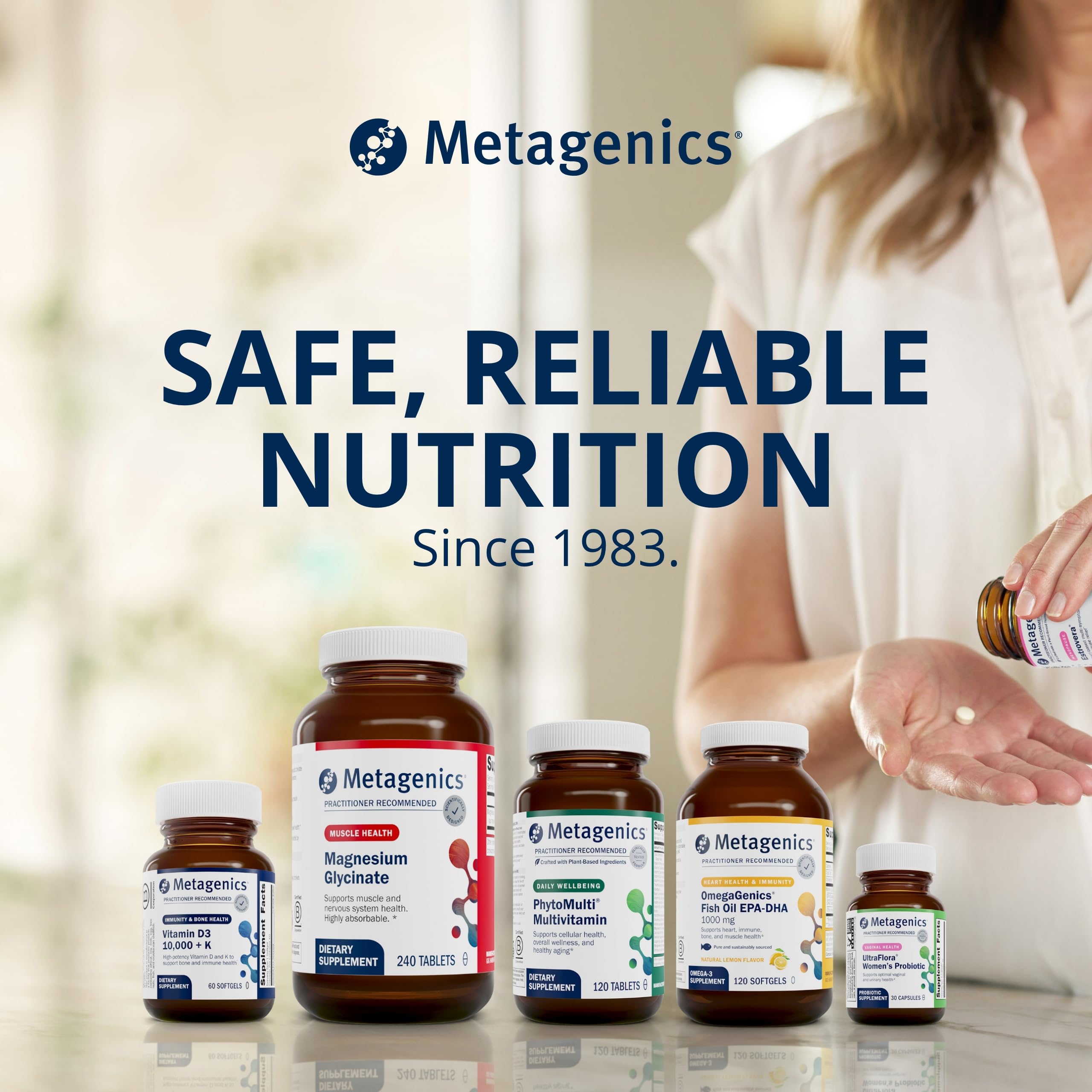 Metagenics HerWellness Recharge Overnight - Women's Sleep Support with Chelated Magnesium, Holy Basil, Zinc & Vitamin C - Supports Relaxation, Stress & Sleep - Non-GMO & Gluten-Free - 60 Tablets Metagenics Au supplements