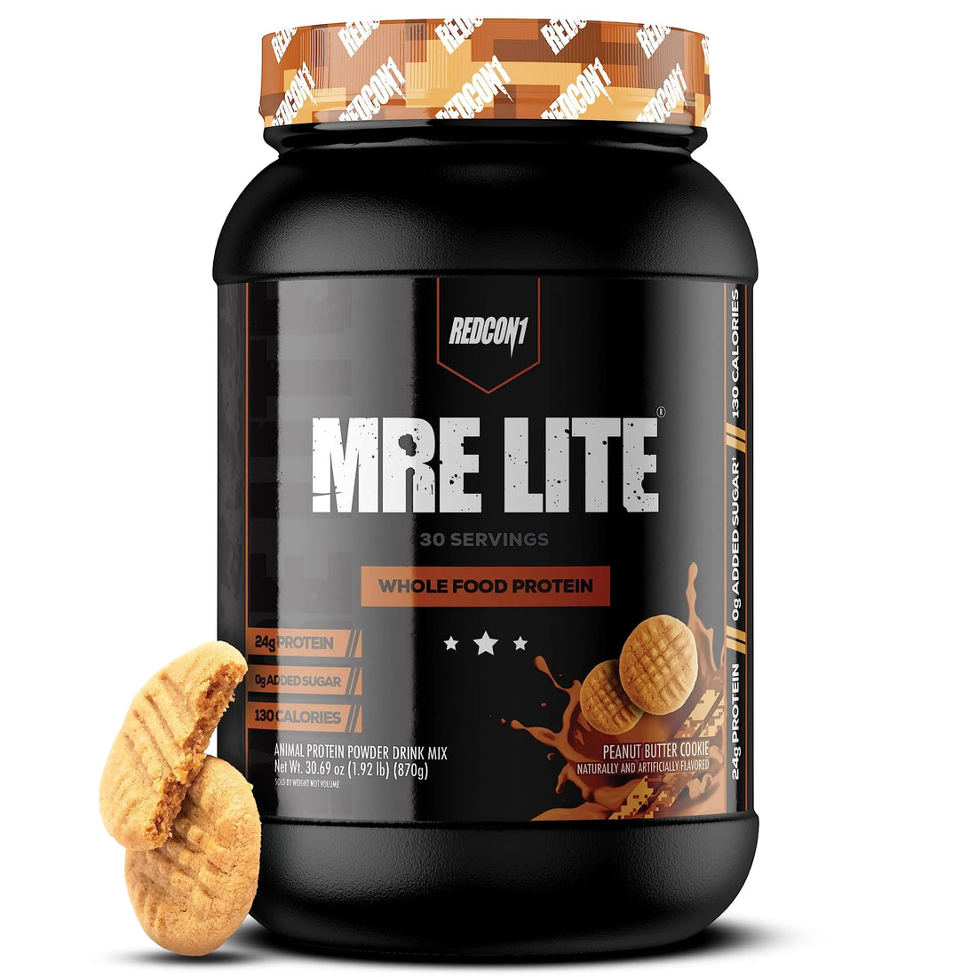 REDCON1 MRE Lite Whole Food Protein Powder, Peanut Butter Cookie - Low Carb & Whey REDCON1 Au supplements