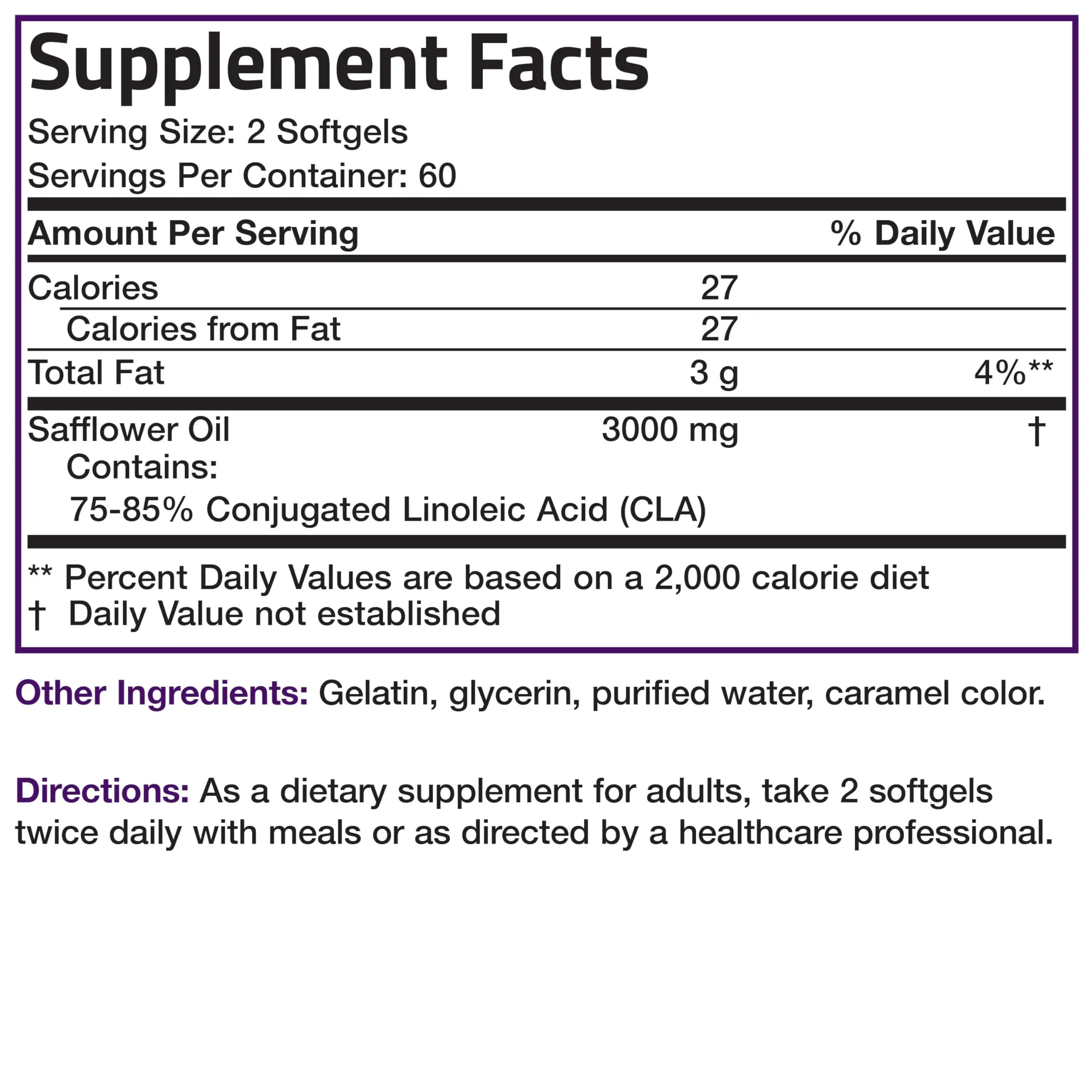 Bronson CLA 3000 Extra High Potency Supports Healthy Weight Management Lean Muscle Mass Non-Stimulating Bronson Au supplements