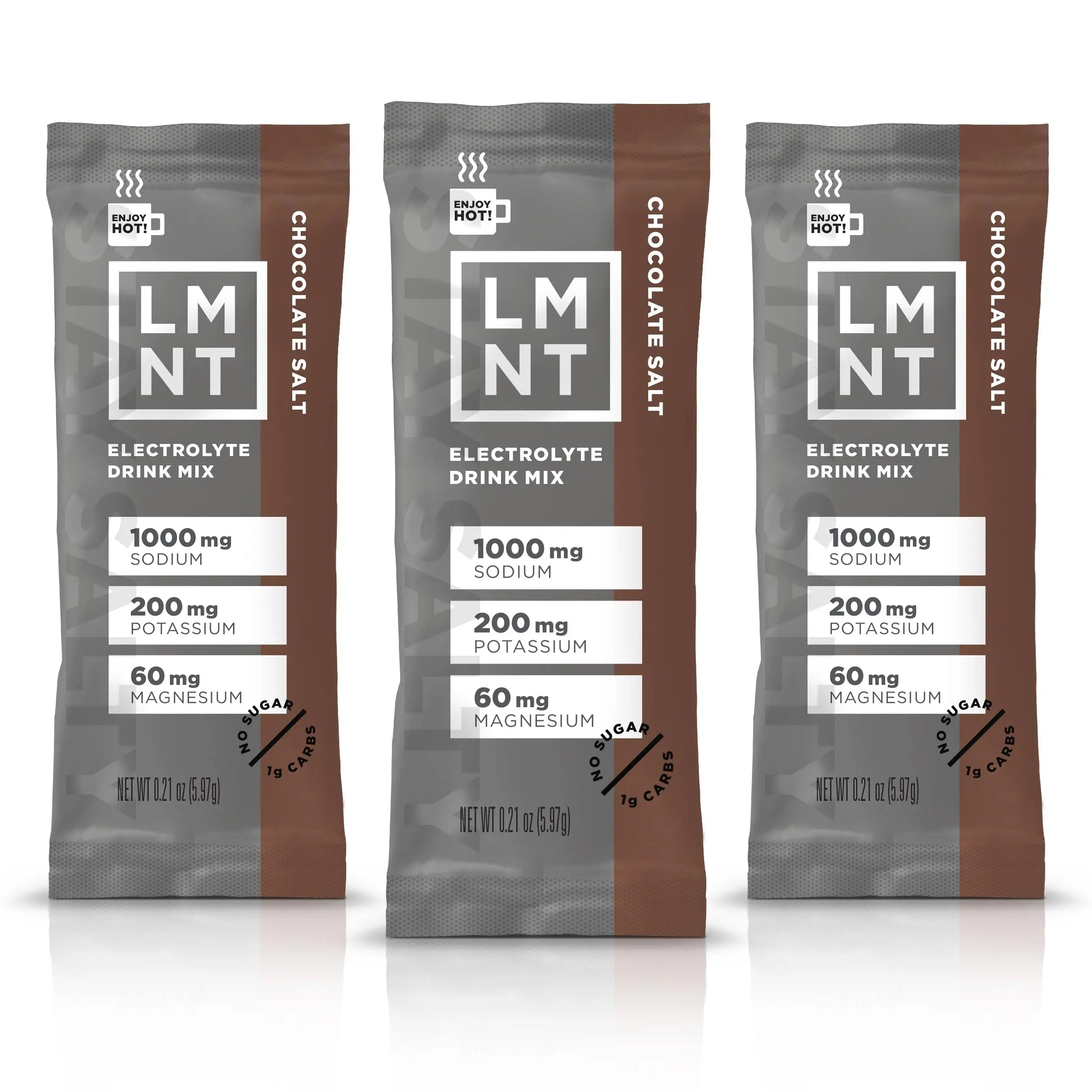 LMNT Zero-Sugar Electrolytes - Hot Chocolate Salt - Hydration Powder Packets Drink LMNT Au supplements