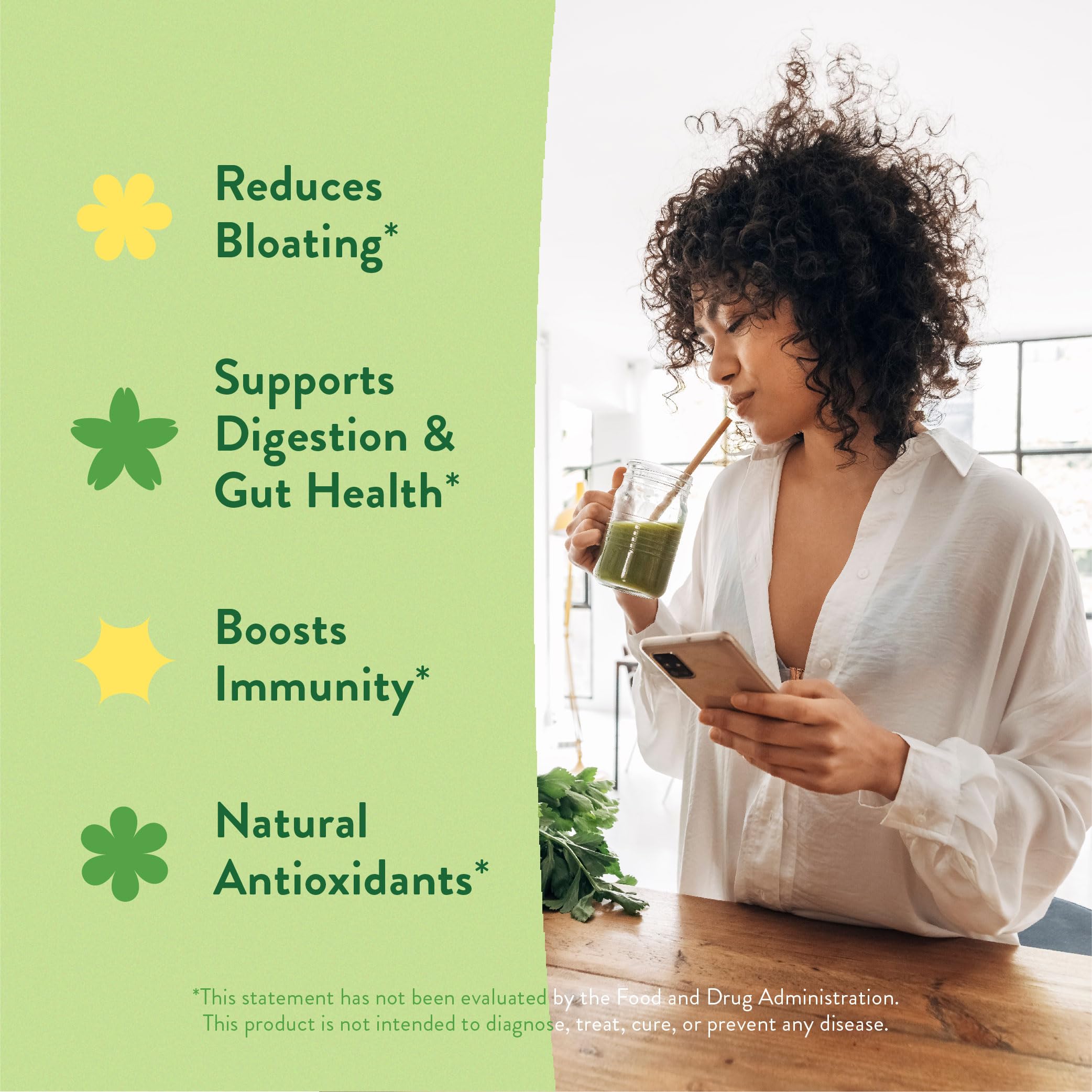 360 Nutrition Blends with Benefits Super Greens Powder w/Probiotics, Digestive Enzymes, Sugar & Gluten Free, Plant Based Superfood Drink Mix for Gut Health, Bloating, Immunity, Overall Health, 6.35 oz 360 Nutrition Au supplements