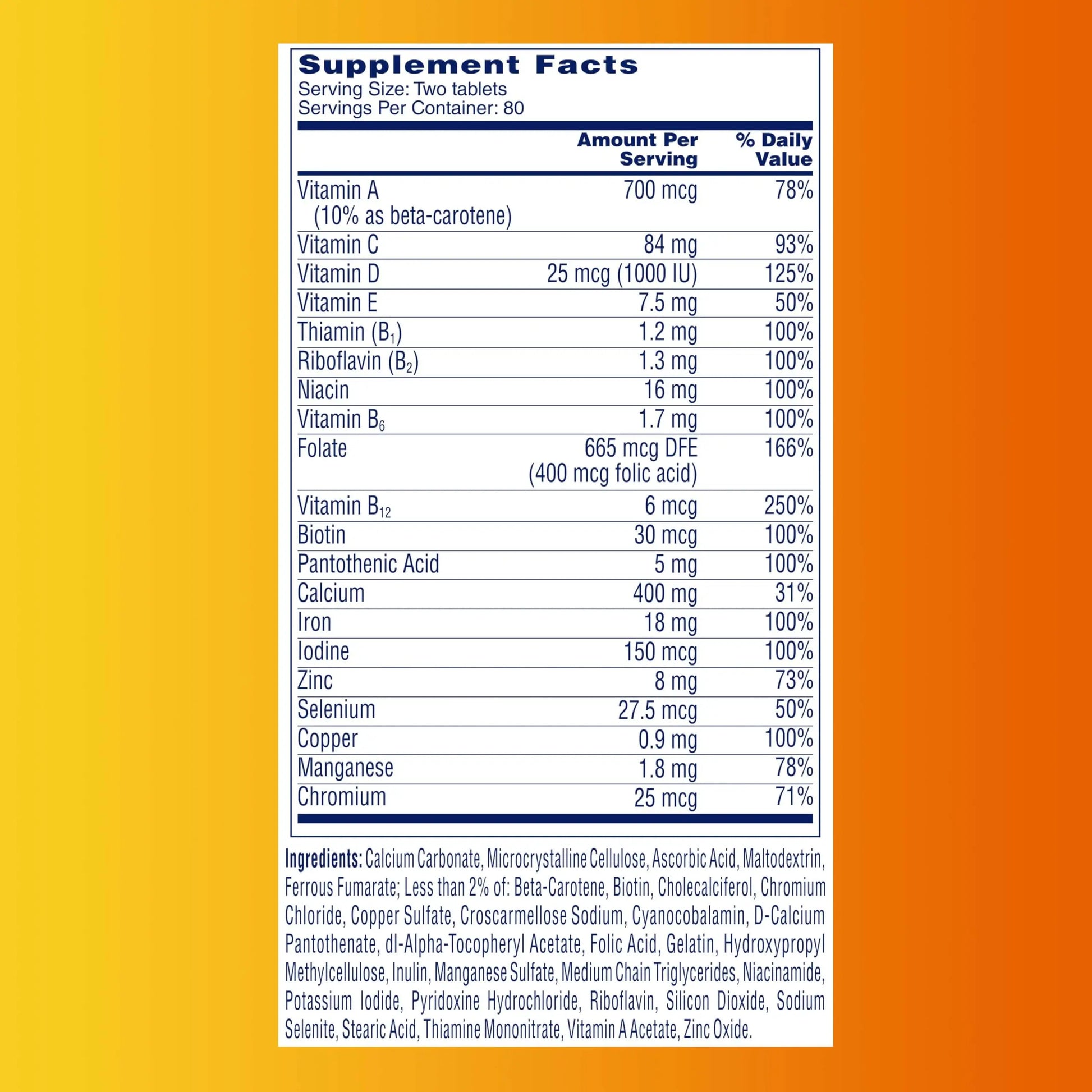 One A Day Women’s Petites Multivitamin,Supplement with Vitamin A, C, D, E and Zinc for Immune Health Support, B Vitamins, Biotin, Folate (as folic acid) ONE A DAY Au supplements