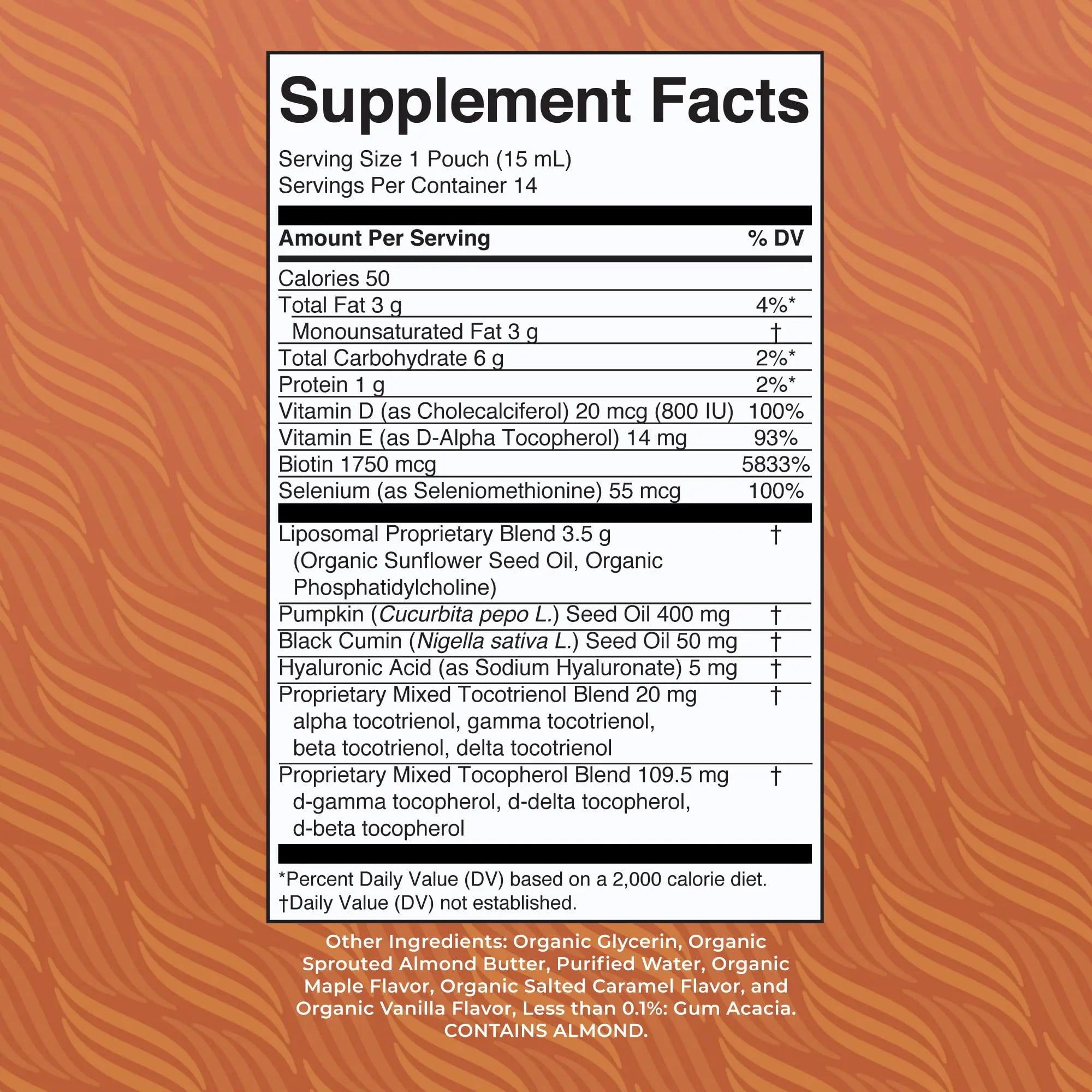 MaryRuth Organics Hair Growth Vitamins, Sugar & Gluten Free, Liquid Hair Vitamins with Vitamin D3, Vitamin E Biotin Hyaluronic Acid, Selenium for Hair & Skin Care Vegan, Non-GMO, 14-0.5 Fl Oz Pouches MARYRUTH'S Au supplements
