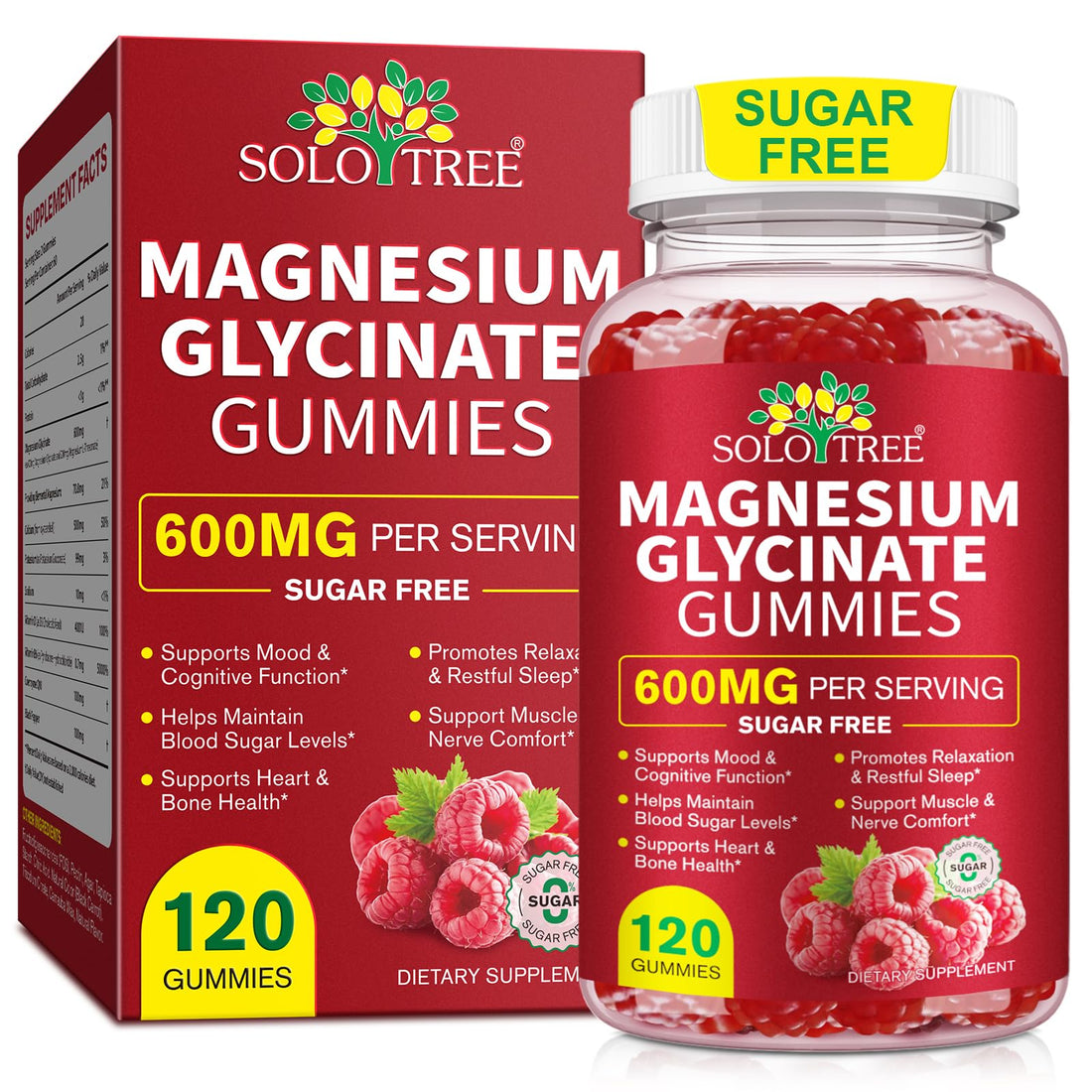 120 Count Magnesium Glycinate Gummies with L-Threonate（600mg Per Serving）,High Absorption Sugar Free Magnesium Potassium Supplement for Relaxation, Stress Relief, and Sleep Support for Adults & Kids WOJBALMN Au supplements