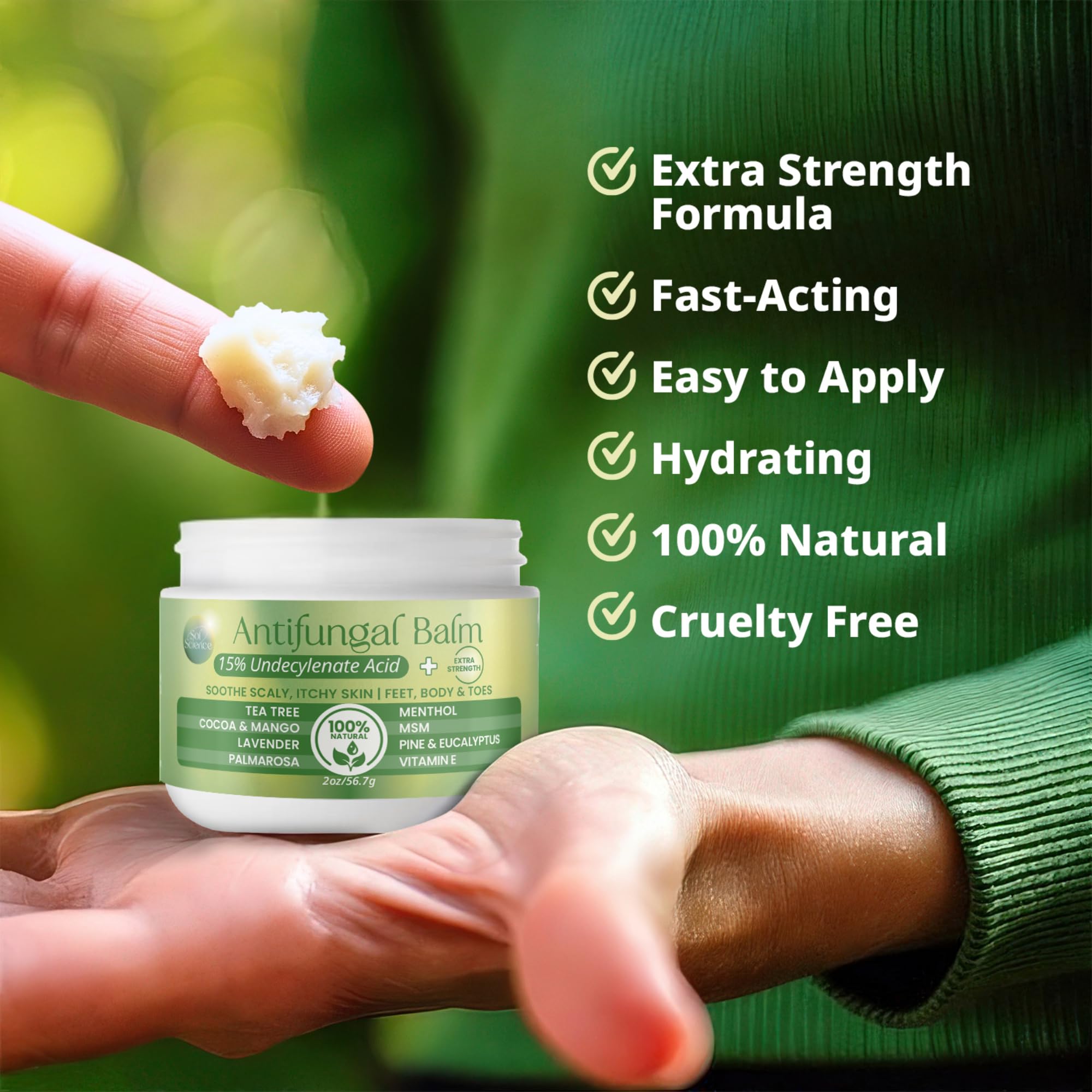 PURPLE CANYON Anti Fungal Balm with 15% Undecylenic Acid – Antifungal for Athletes Foot, Jock Itch & Ringworm – Tea Tree, Menthol & Essential Oils PURPLE CANYON Au supplements