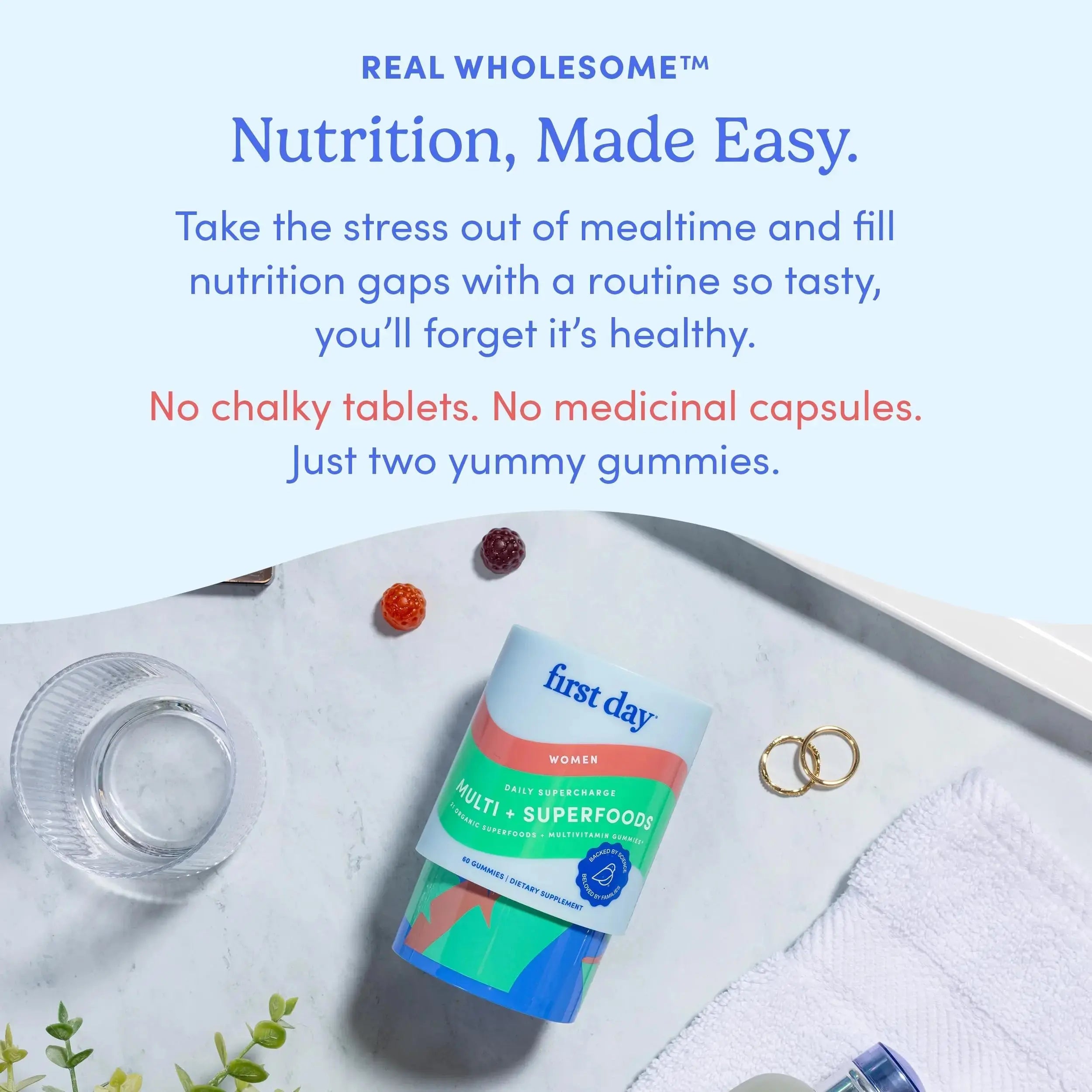 FIRST DAY Womens Multivitamin & Teens Multivitamin Gummies Bundle – Daily Multivitamin for Women, Teen Multi Vitamins FIRST DAY Au supplements