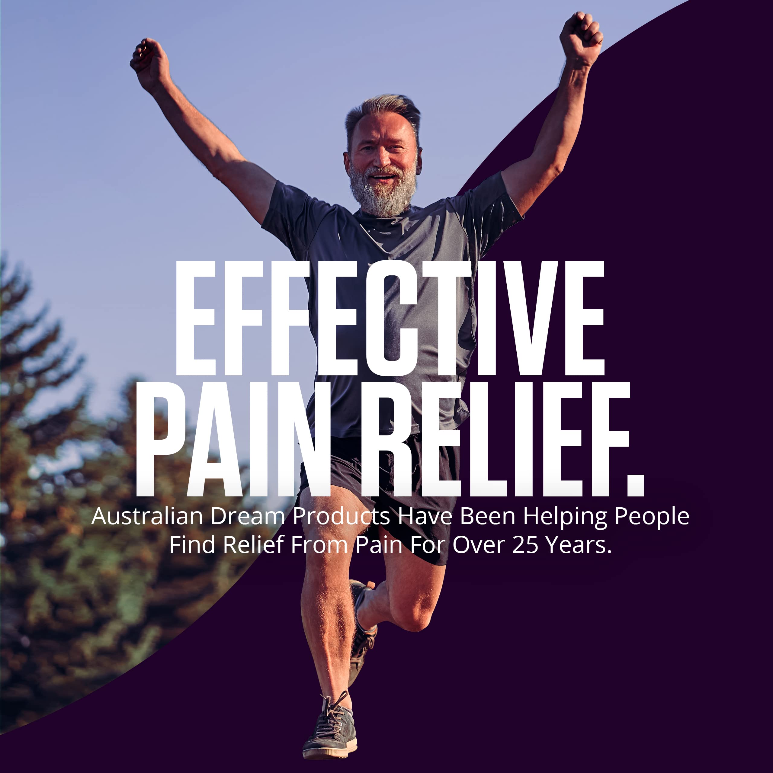 Australian Dream Arthritis Pain Relief Cream - Soothing & Non-Greasy - Powerful Topical Arthritis Pain Relief - Good for Muscle Aches or Joints - 4 oz Jars (2 Pack) Australian Dream Au supplements