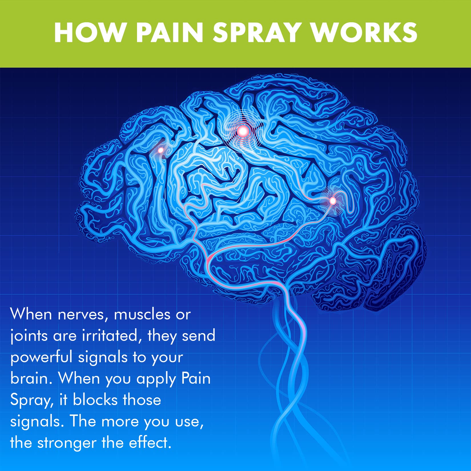 Premiere's Pain Spray All-Natural Menthol & Peppermint Roller Herbal Blend for Joint and Nerve Pain, Muscle Soreness, Sprains, Cramps, Sports Injuries, Back Pain & Neck Shoulder Aches - 1 Pack Premiere's Pain Spray Au supplements