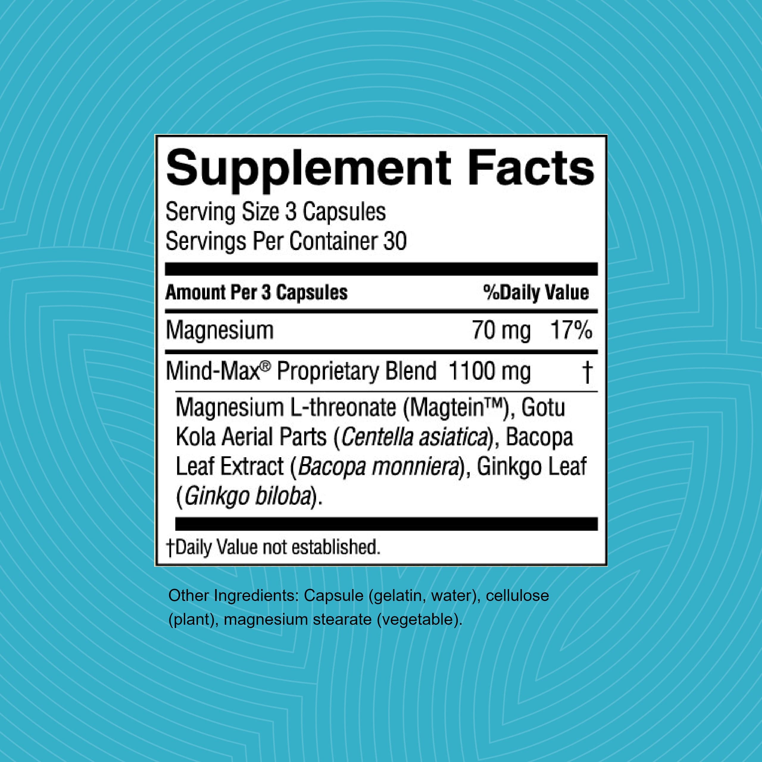 Nature's Sunshine Mind-Max 90 Capsules Nature's Sunshine Au supplements