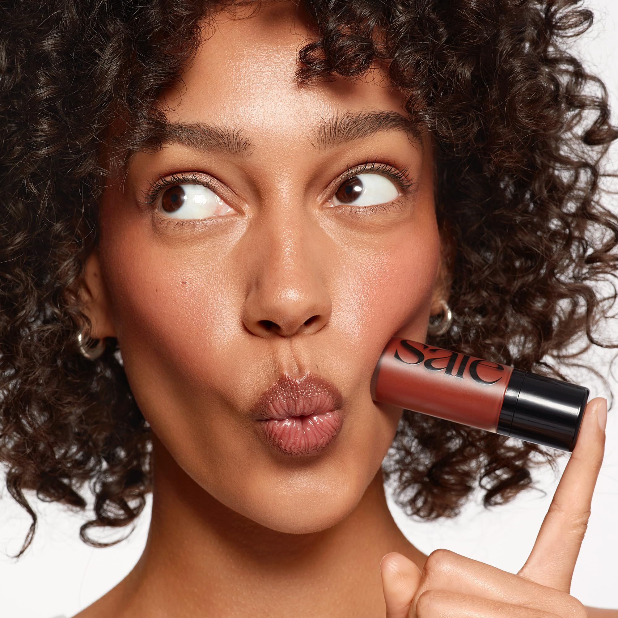 Saie Dew Liquid Blush for Cheeks - Hydrating Cream Blush Stick with a Blendable + Buildable Formula - Skincare Infused Dewy Cheek Tint for a Natural Flush - Glowy Makeup Essential - Spicy (.40 oz) Saie Au supplements
