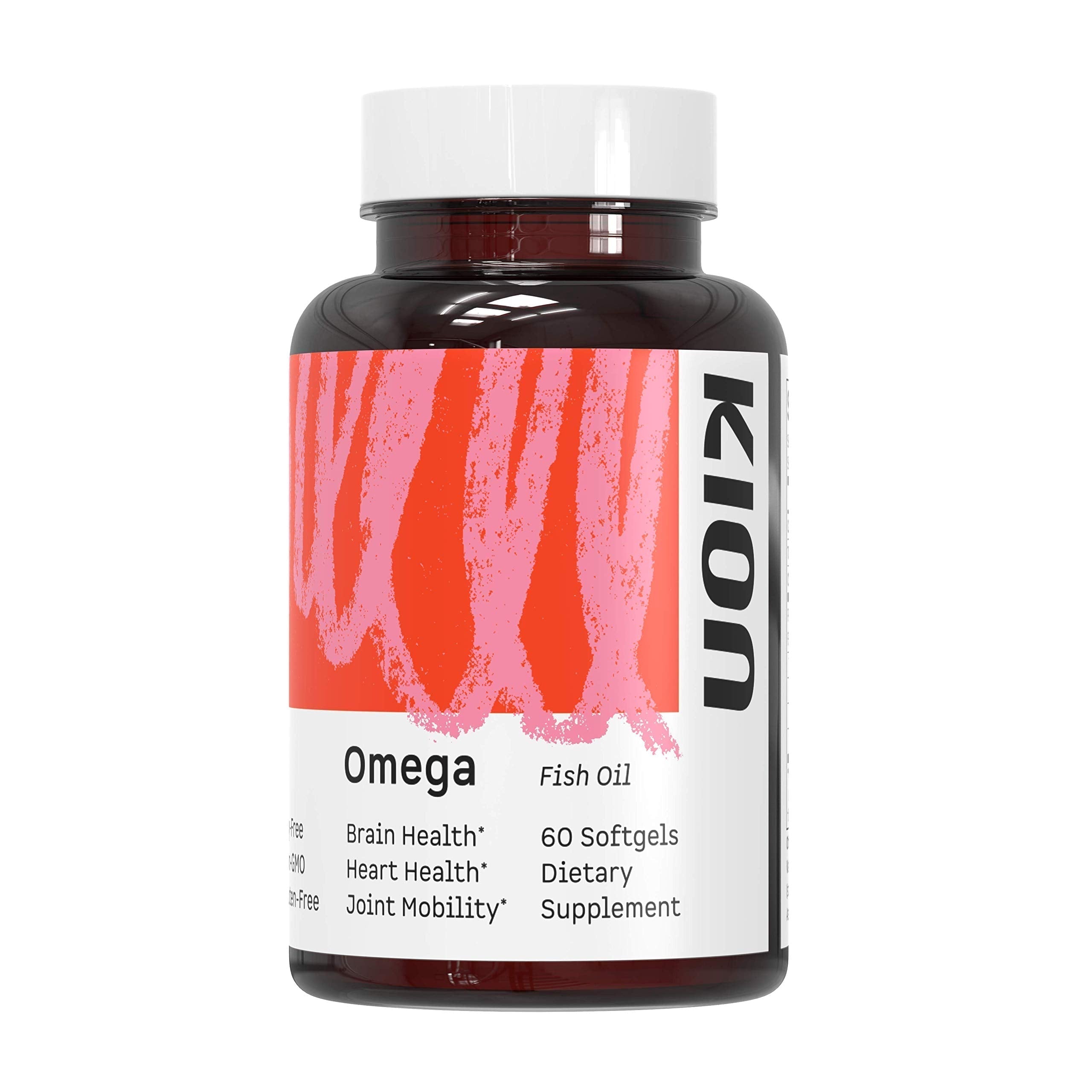 Kion Omega - Omega 3 Fatty Acid Supplements - DHA Supplements - Mini Fish Oil Softgels - Omega 3 DHA EPA Fish Oil Pills - Fish Oil 1,000 mg - 30 Servings Kion Au supplements
