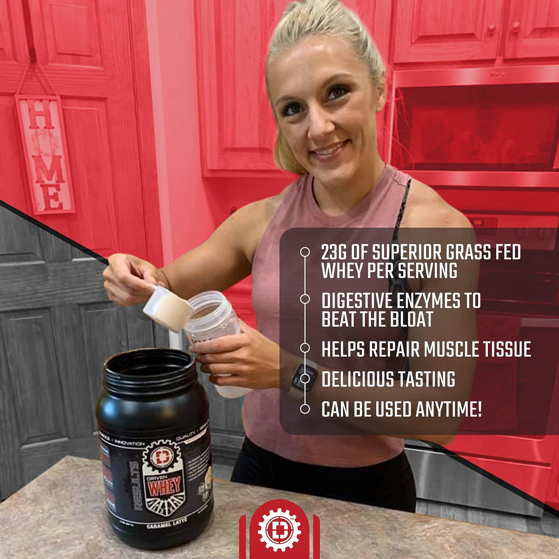 Driven WHEY- Grass Fed Whey Protein Powder: Delicious, Clean Protein Shake Driven Nutrition Au supplements