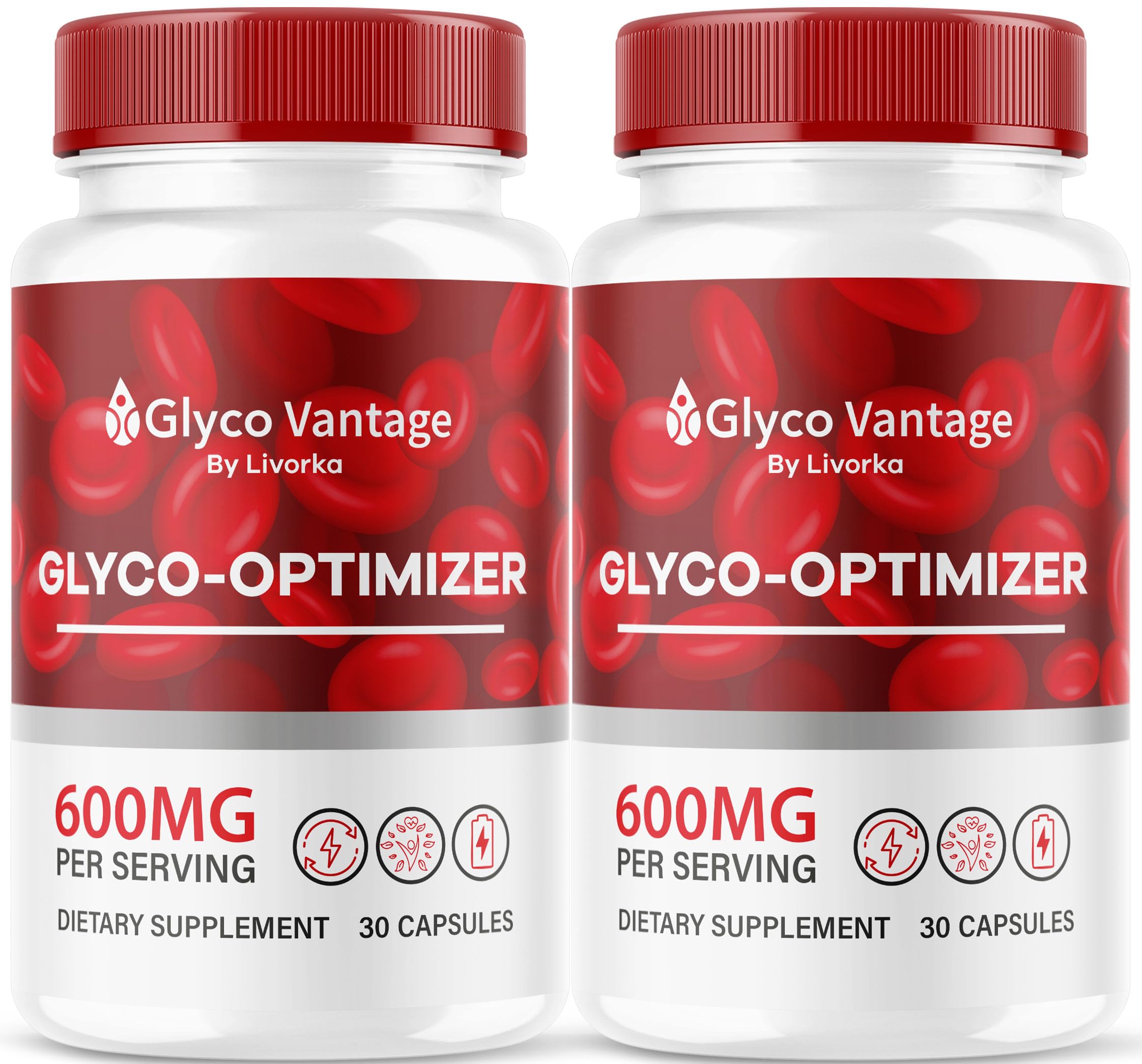 (2 Pack) Glyco Vantage Glyco Optimizer, Glyco Vantage, Glyco Vantage Capsules, Glyco Vantage Joint Optimizer, GlycoVantage Glyco Optimizer Pills, Glyco Vantage Support, 60 Capsules For 2 Months LIVORKA Au supplements