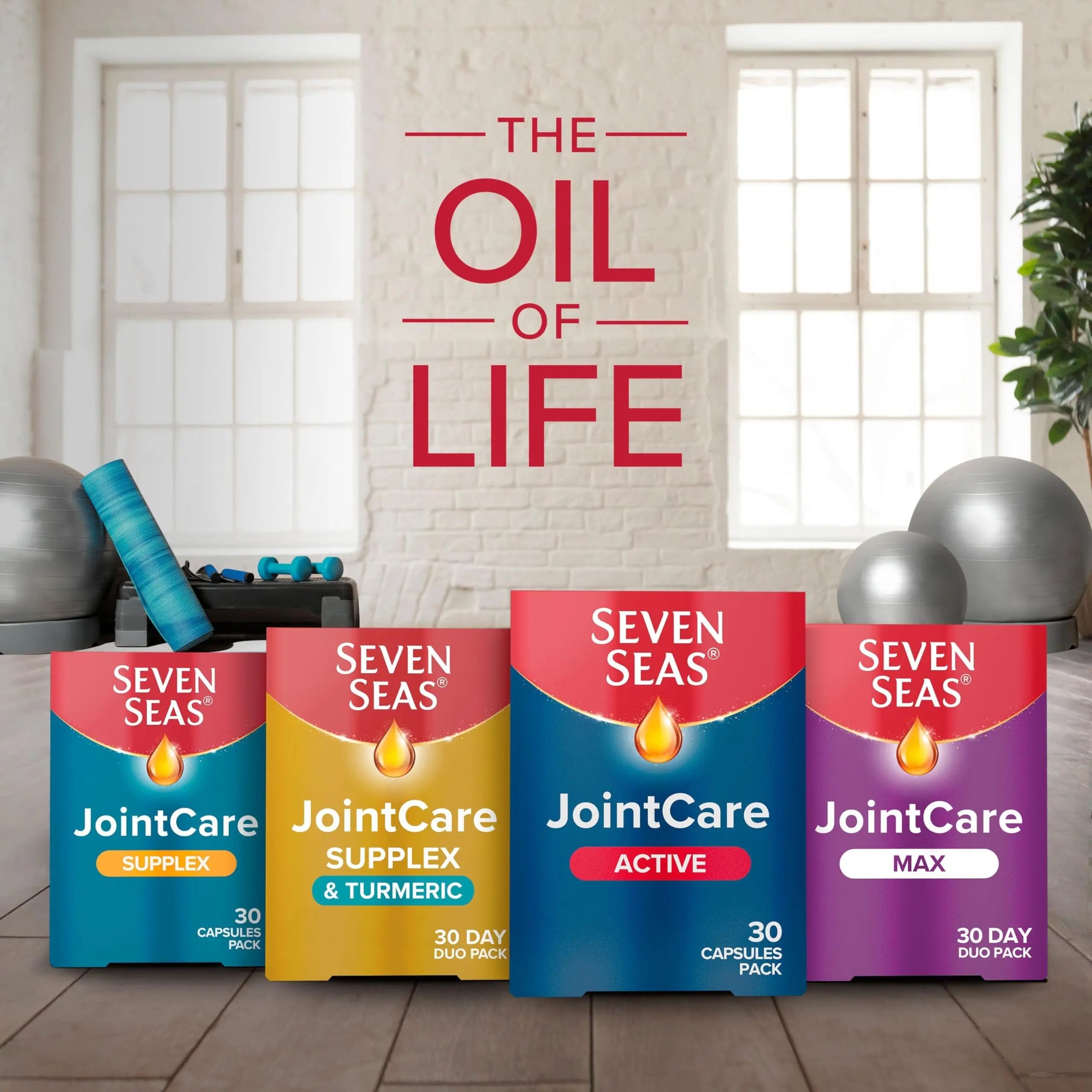 Seven Seas JointCare Active, With Glucosamine, Omega-3, Chondroitin, Vitamins C and D Seven Seas Au supplements
