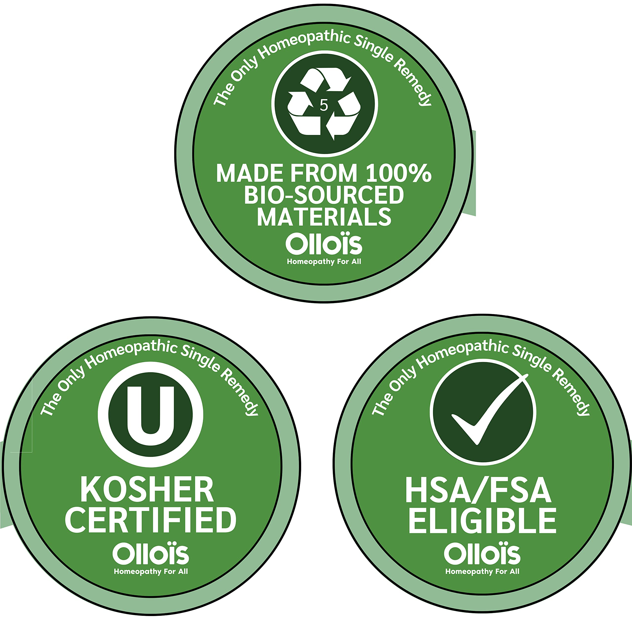 OLLOIS Essential Kit, 10 Organic, Lactose-Free, Vegan Homeopathic Remedies OLLOÏS Au supplements