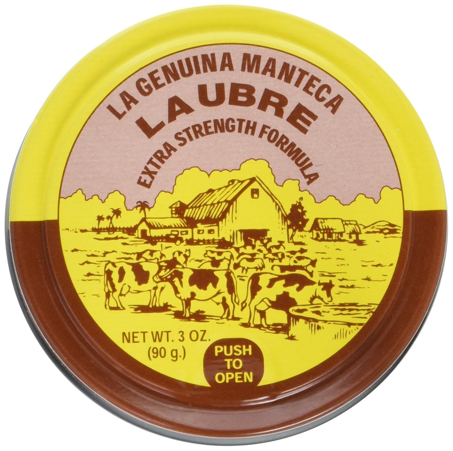 La Genuina Manteca Ubre Tin/Lata 3 Oz. (90g.) Extra Strength Formula Ulrici Products Au supplements