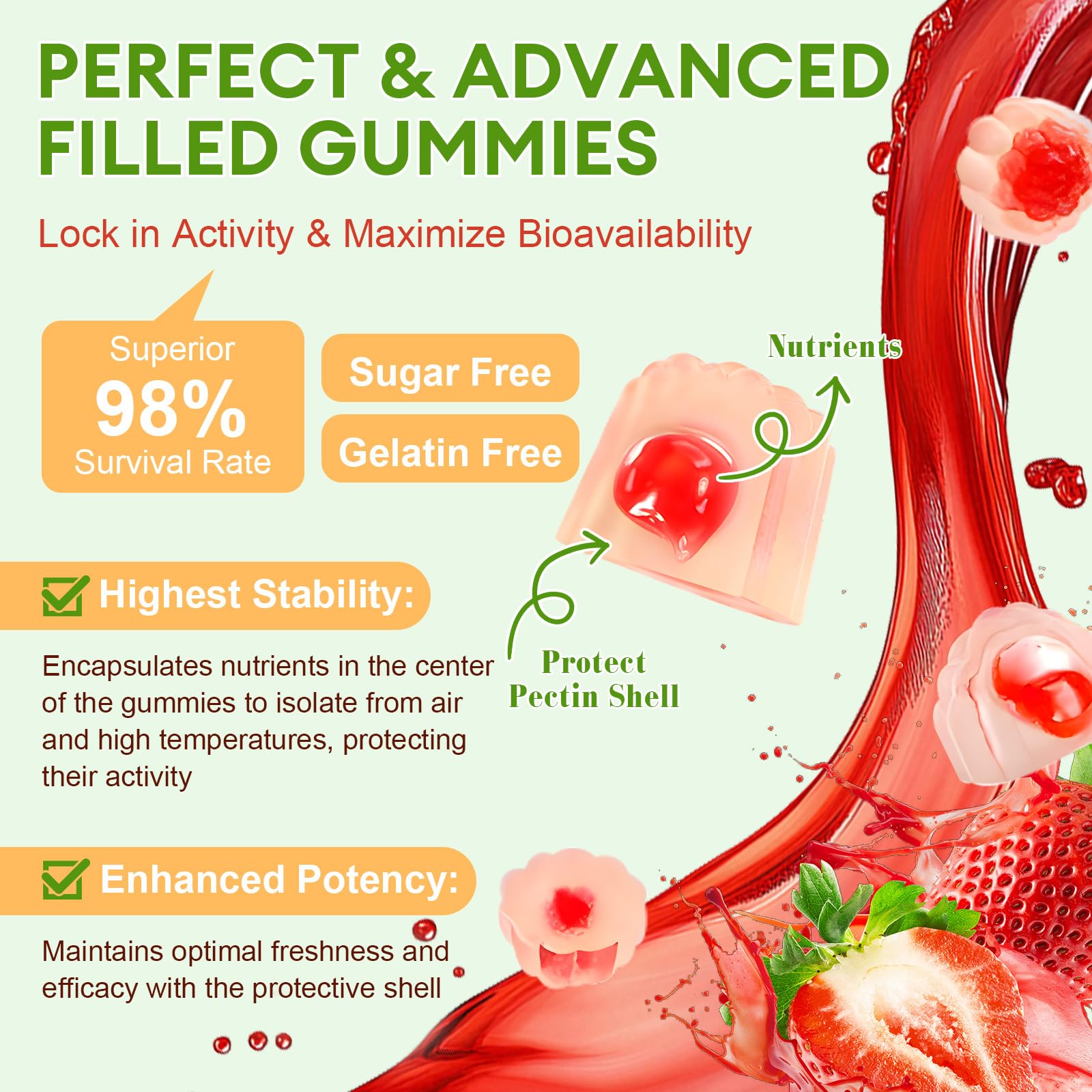 (2 Packs) Totaria Sugar Free 5-in-1 Probiotic Prebiotic Postbiotic Gummy, Probiotics for Women Men with Digestive Enzymes, Peppermint, Complete Immune, Gut & Digestive Support, Vegan Strawberry Flavor Totaria Au supplements