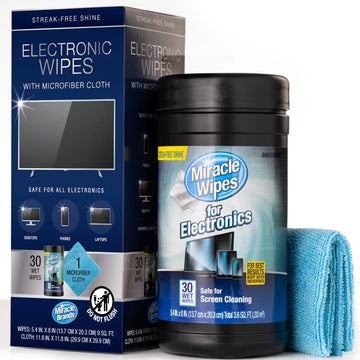 MiracleWipes for Electronics Cleaning - Screen Wipes Designed for TV, Phones, Monitors Miracle Brands Au supplements